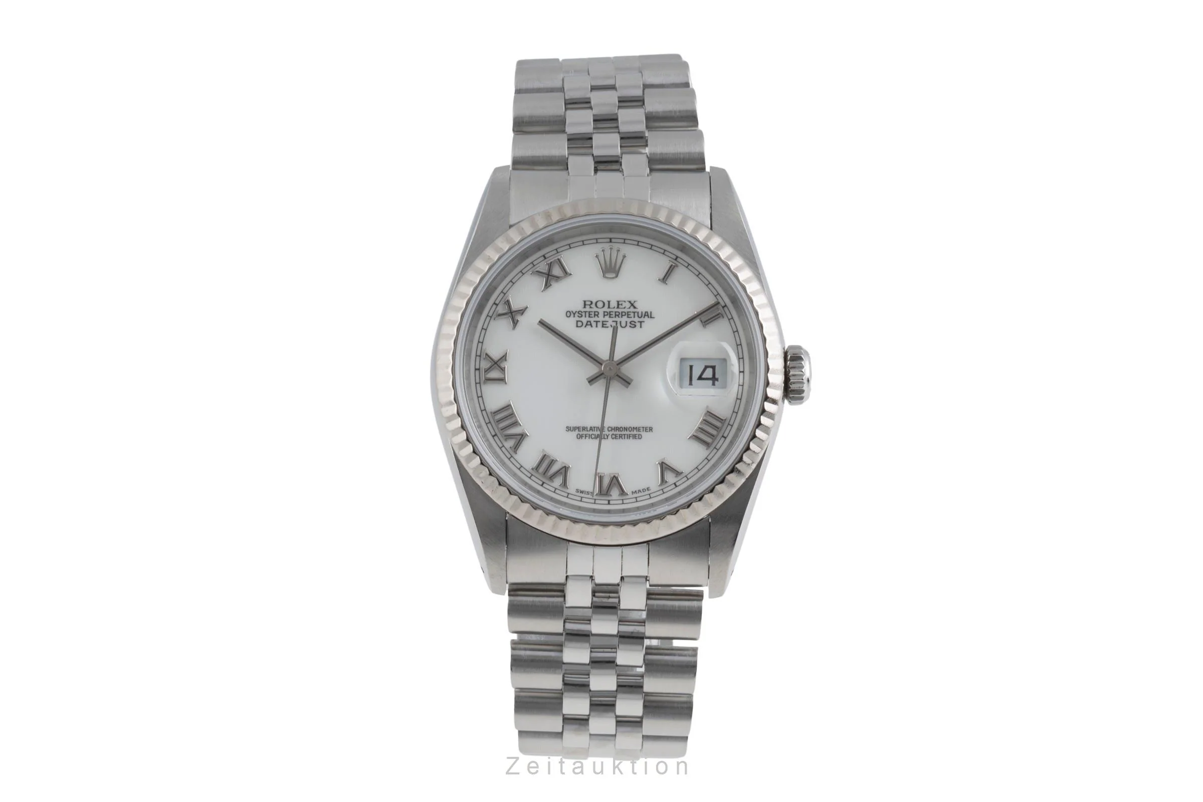Rolex Datejust steel / white gold automatic men's watch 16234  [2502178] - Image 5