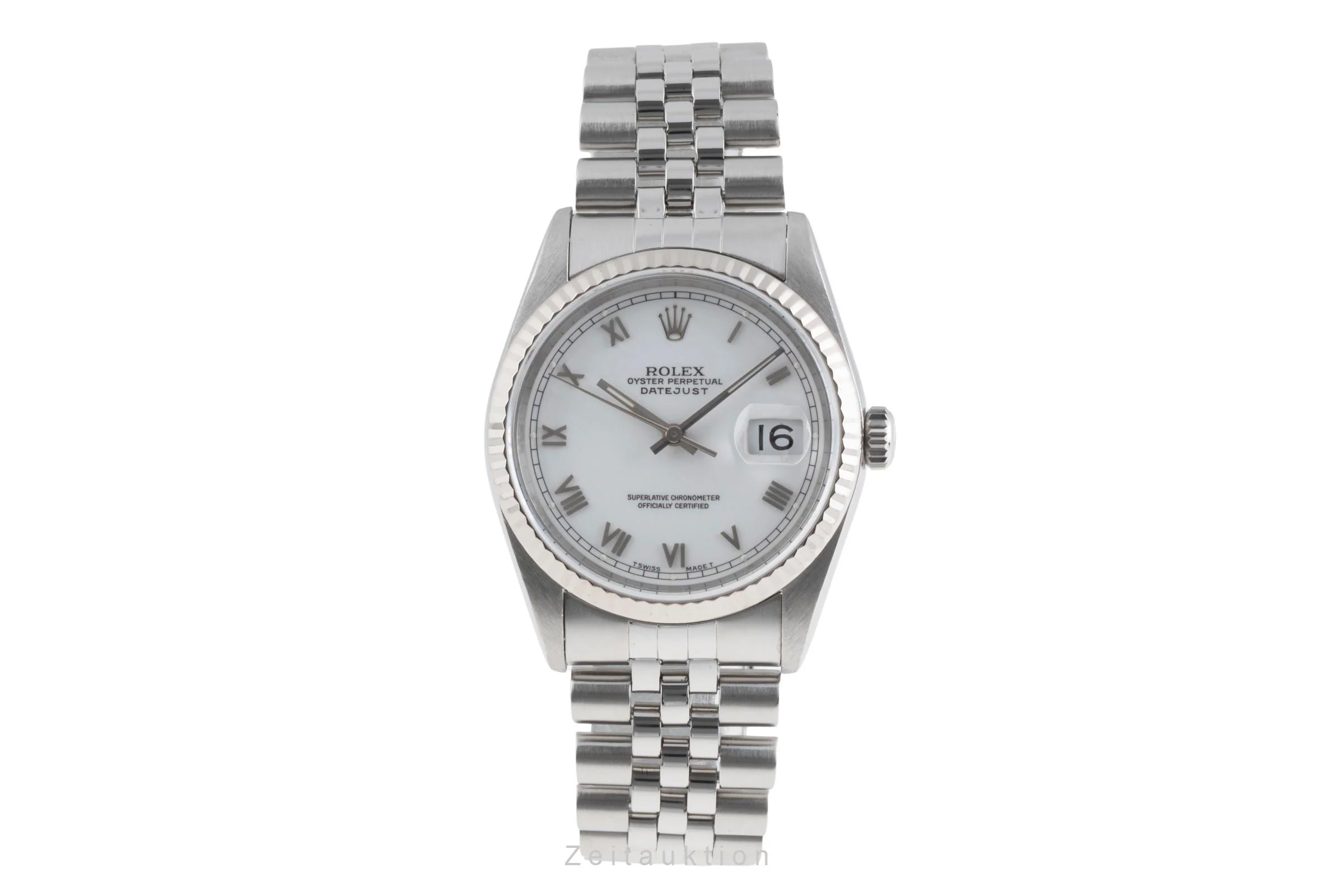 Rolex Datejust steel / white gold automatic men's watch 16234  [2502995] - Image 5