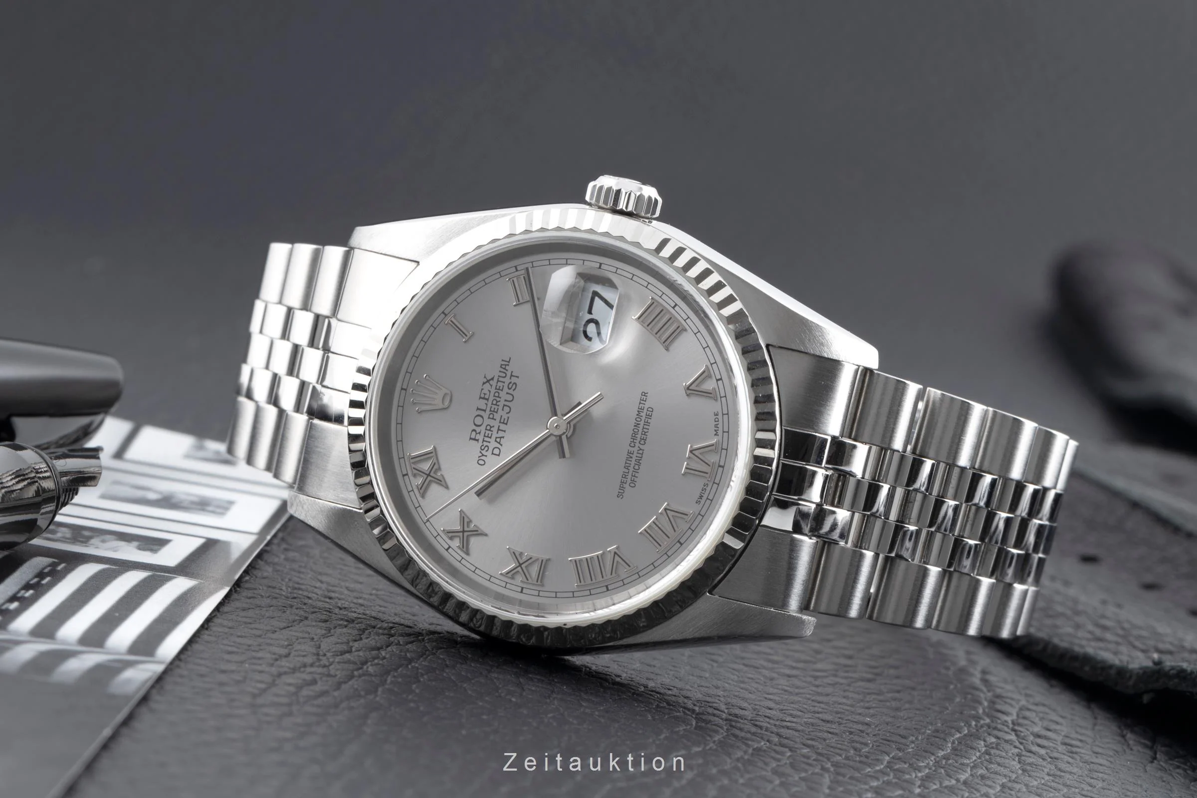 Rolex Datejust steel / white gold automatic men's watch 16234  [2503260] - Image 3