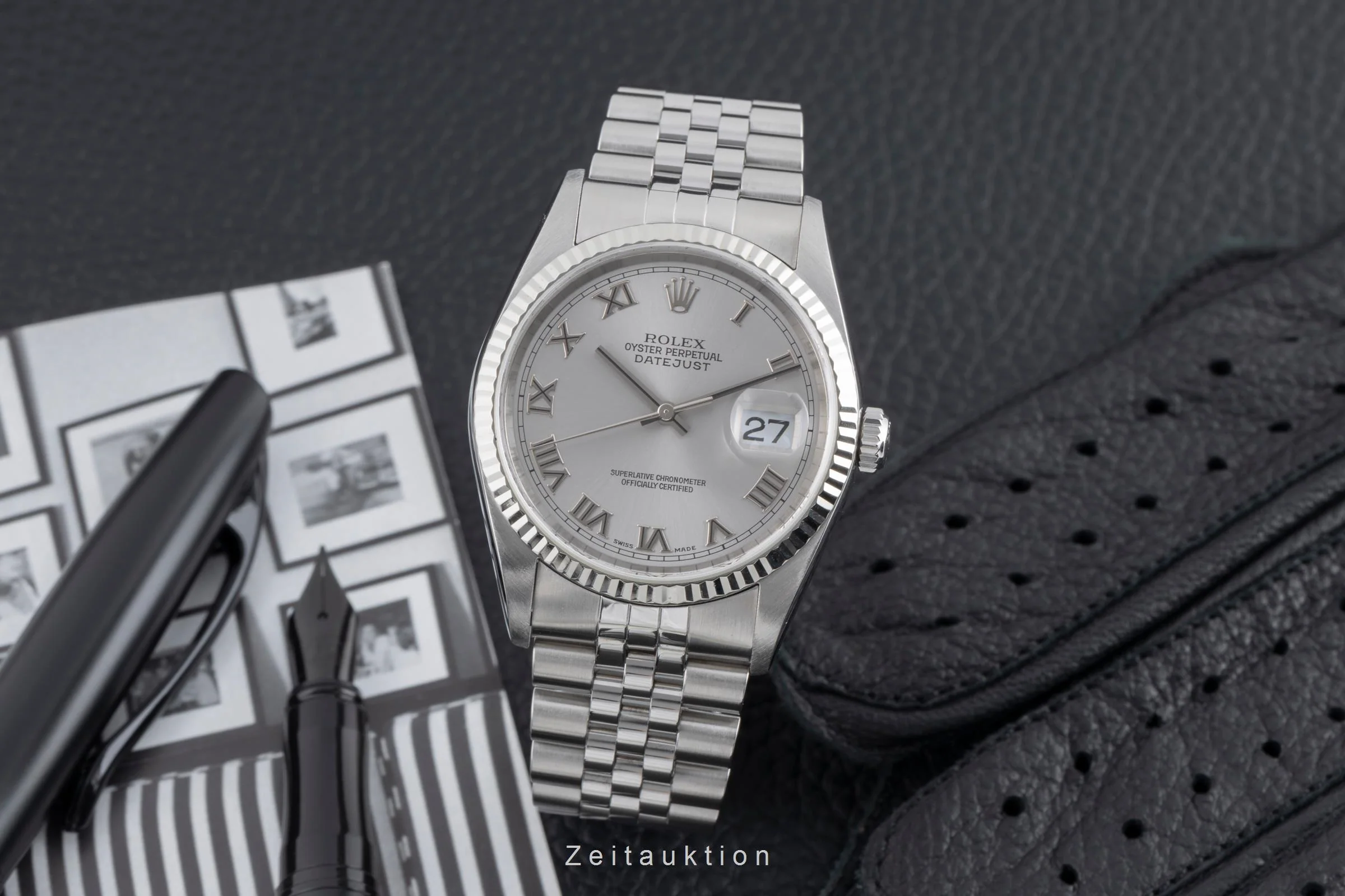Rolex Datejust steel / white gold automatic men's watch 16234  [2503260] - Image 4