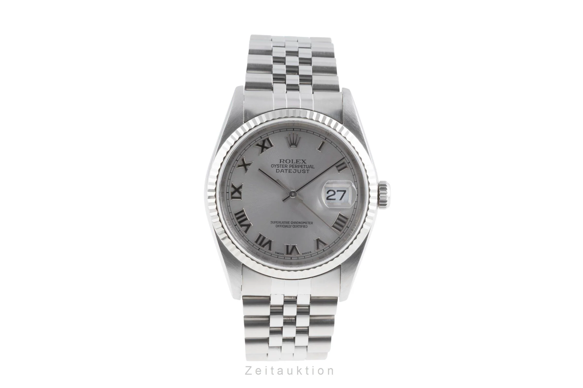 Rolex Datejust steel / white gold automatic men's watch 16234  [2503260] - Image 5