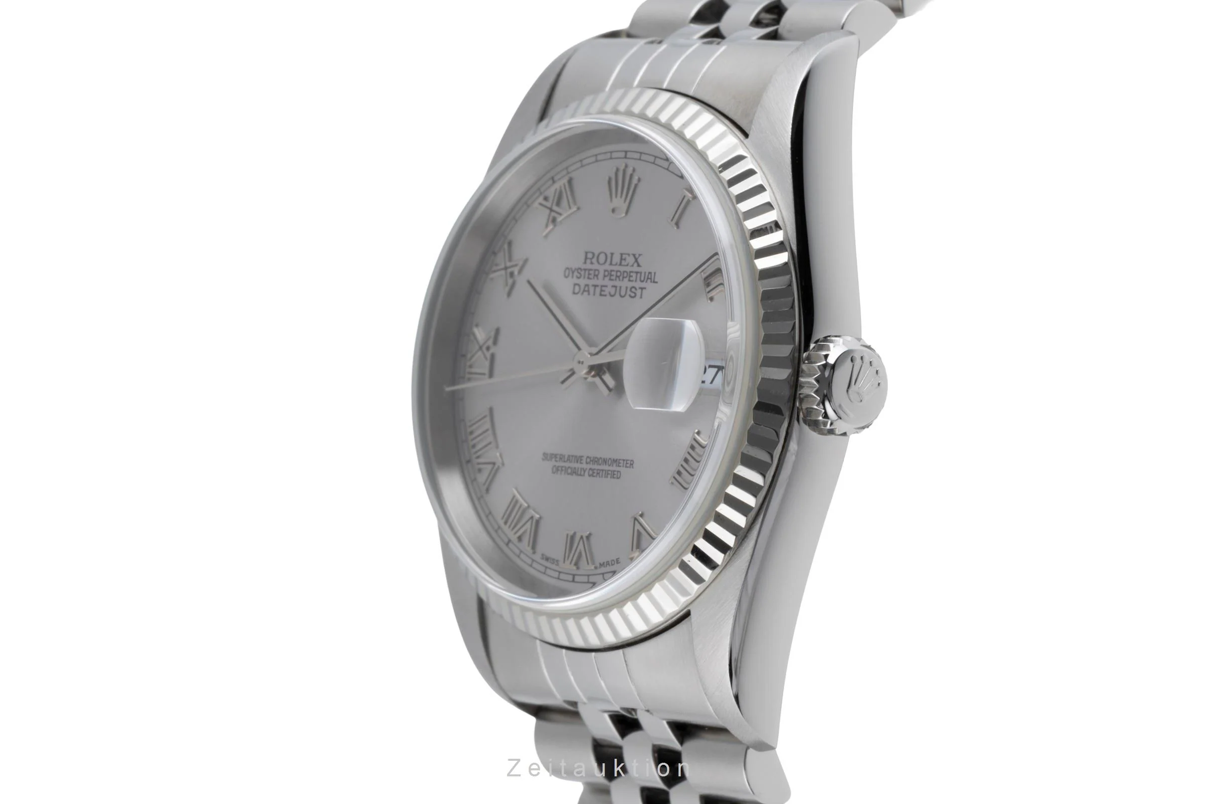Rolex Datejust steel / white gold automatic men's watch 16234  [2503260] - Image 7