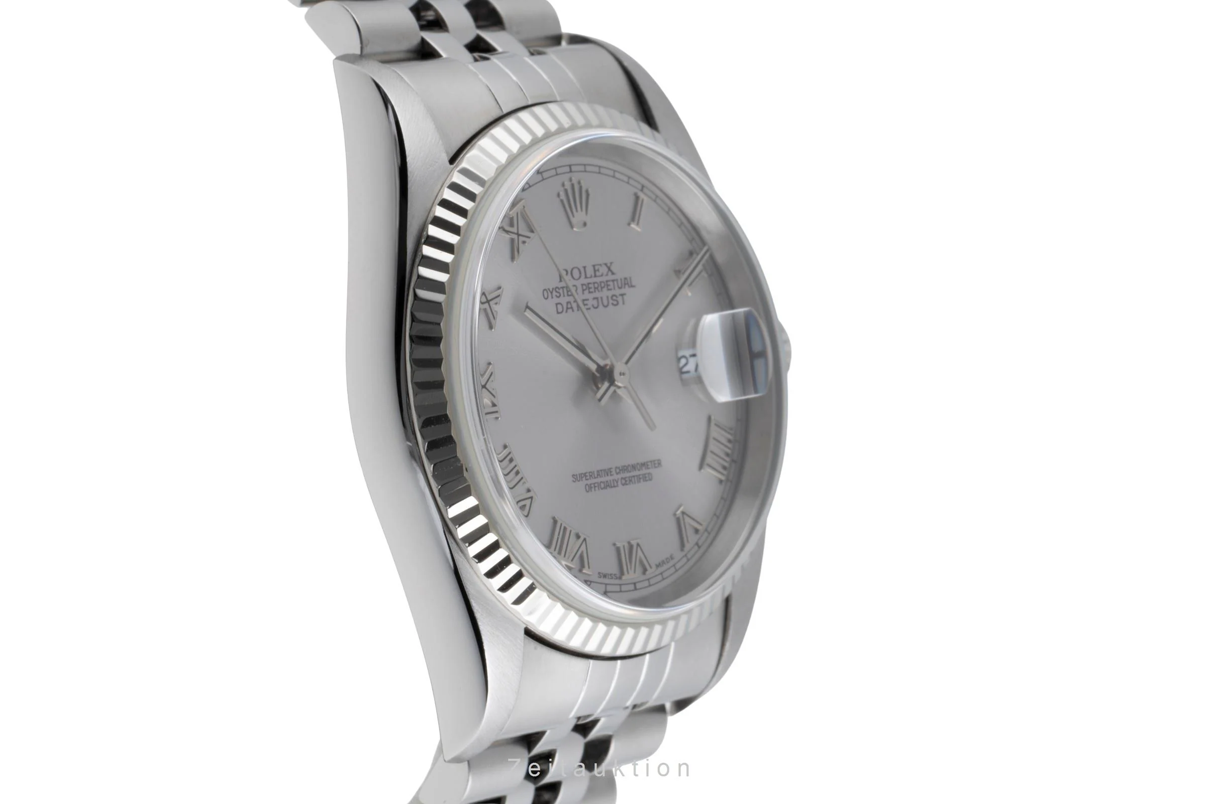 Rolex Datejust steel / white gold automatic men's watch 16234  [2503260] - Image 8