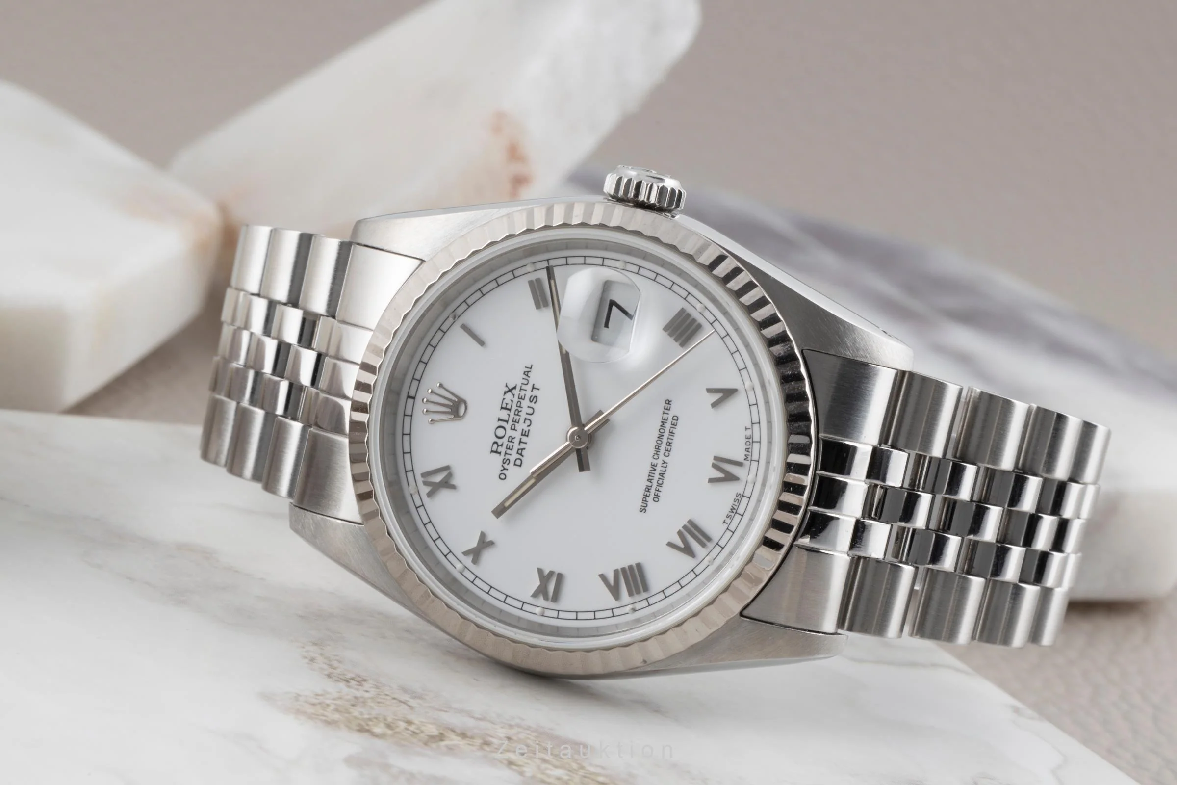 Rolex Datejust steel / white gold automatic men's watch 16234  [2503335] - Image 3