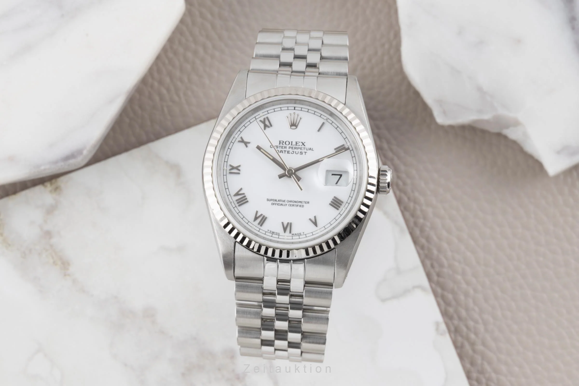 Rolex Datejust steel / white gold automatic men's watch 16234  [2503335] - Image 4