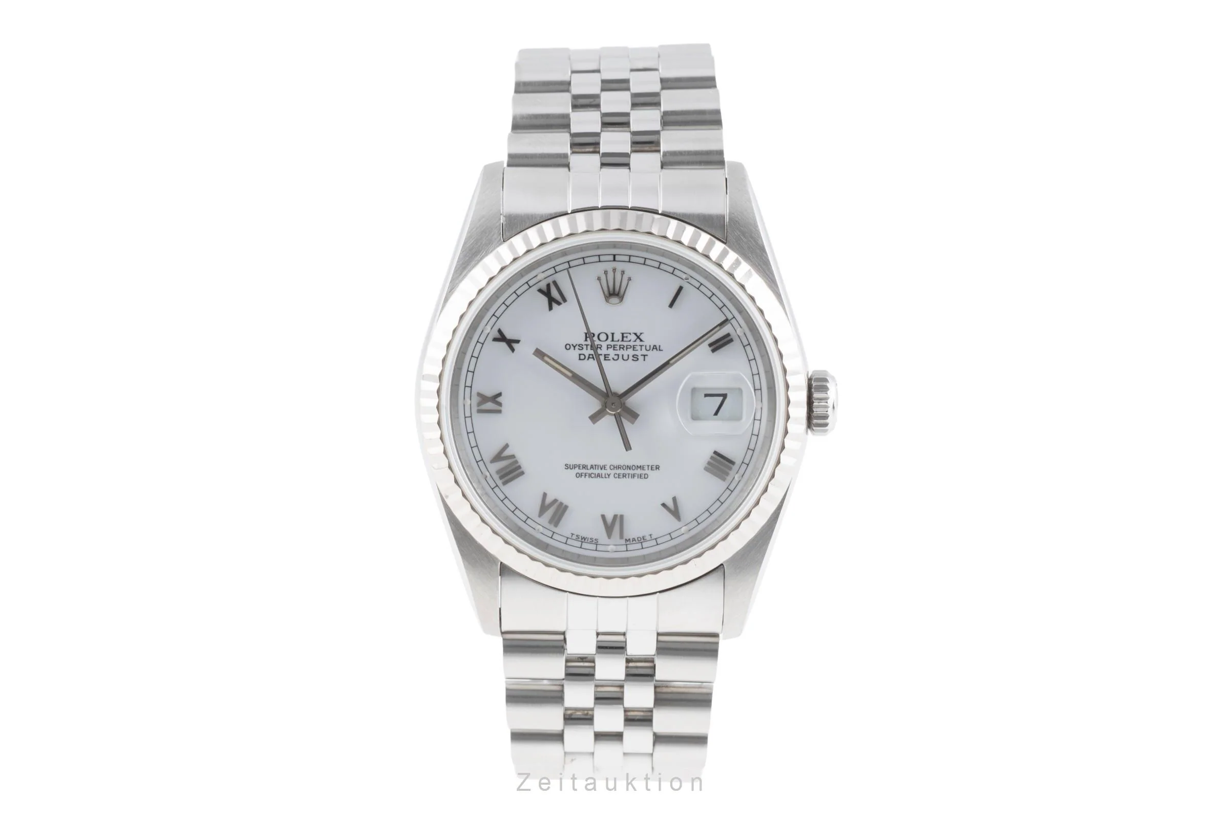 Rolex Datejust steel / white gold automatic men's watch 16234  [2503335] - Image 5