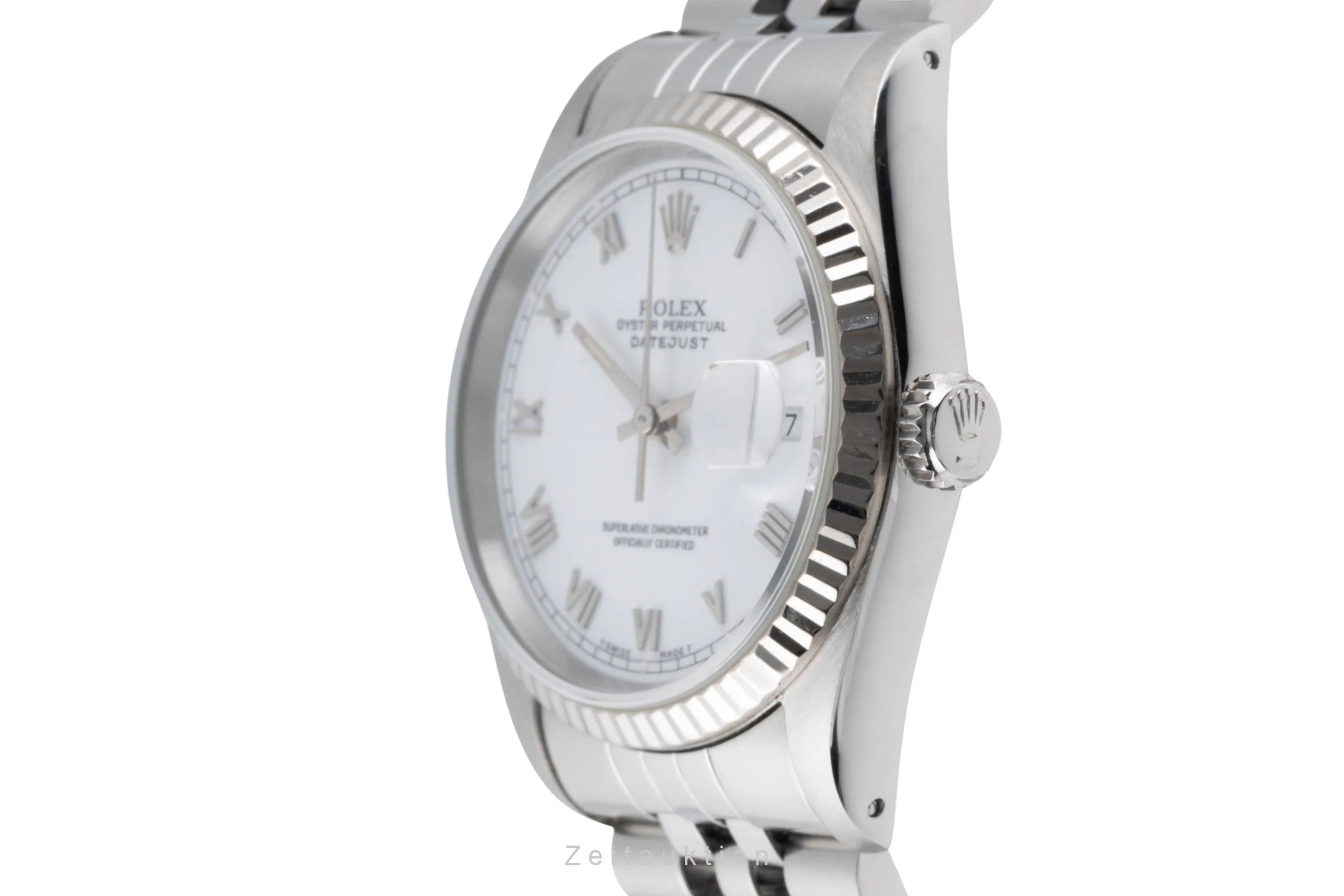 Rolex Datejust steel / white gold automatic men's watch 16234  [2503335] - Image 7