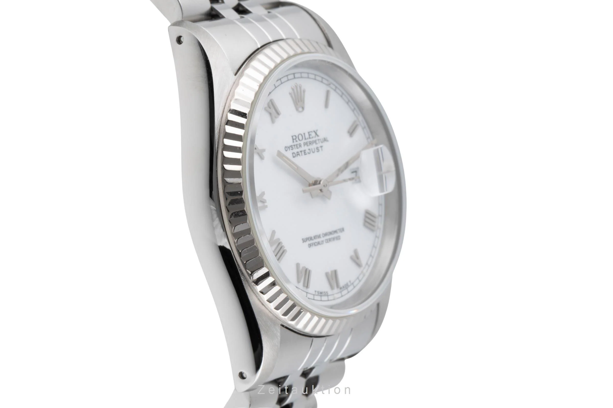 Rolex Datejust steel / white gold automatic men's watch 16234  [2503335] - Image 8