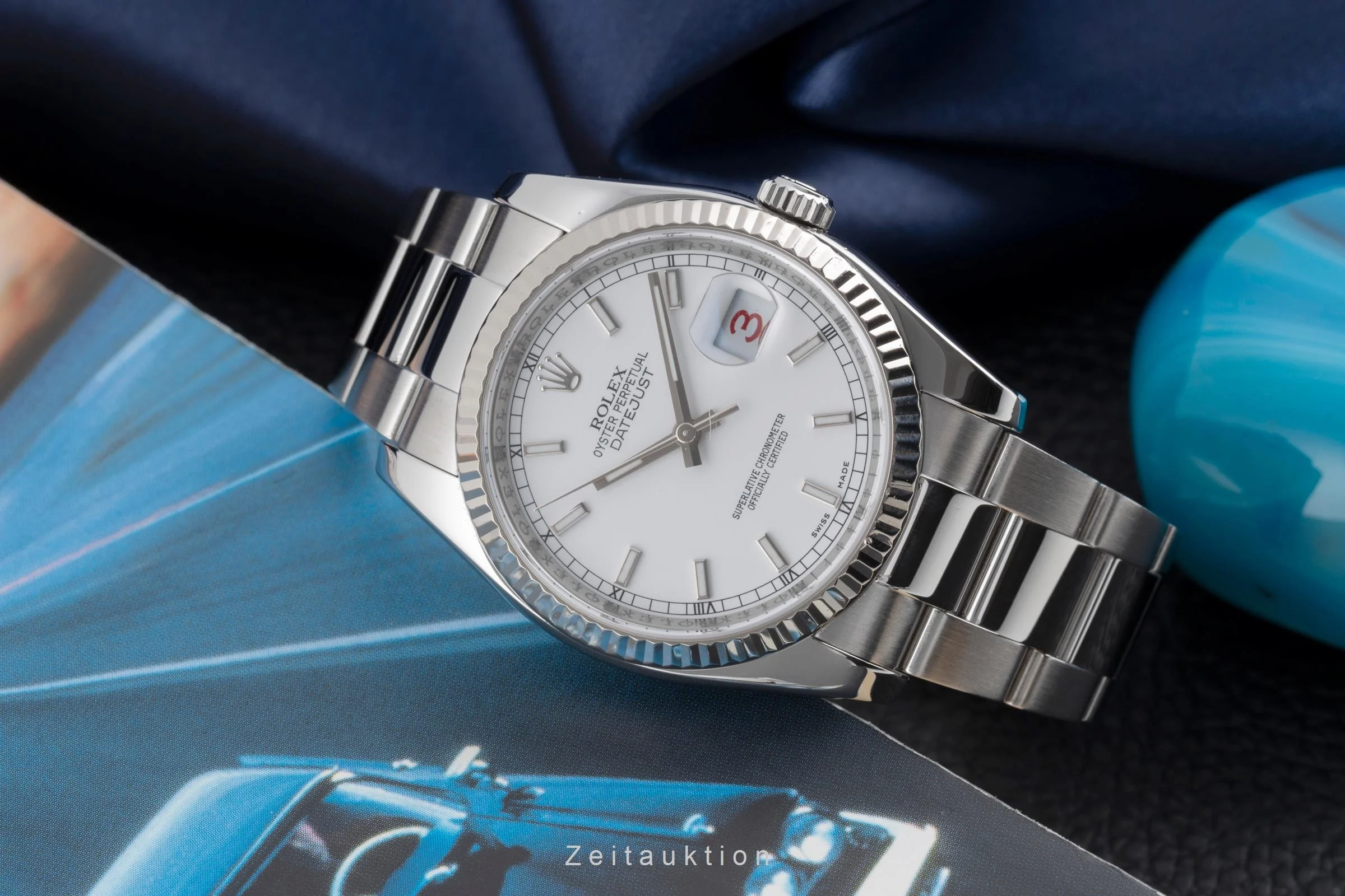 Rolex Datejust steel / white gold automatic men's watch 16234  [2503372] - Image 3