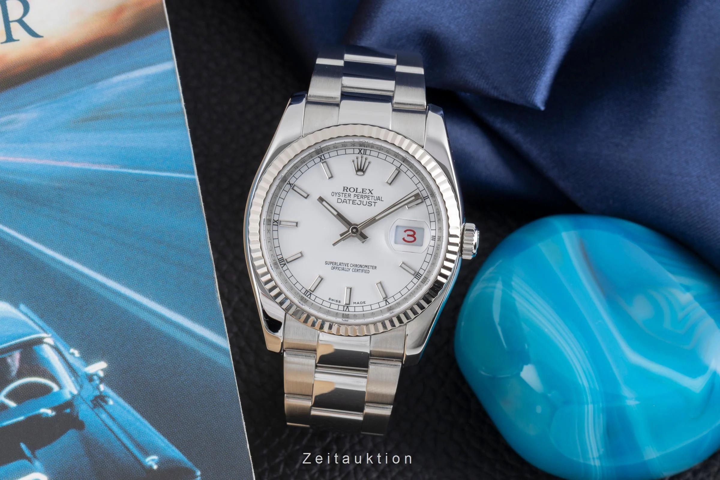 Rolex Datejust steel / white gold automatic men's watch 16234  [2503372] - Image 4