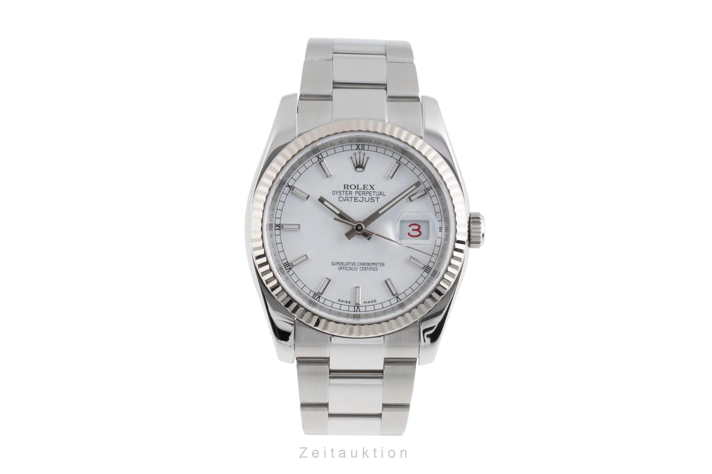 Rolex Datejust steel / white gold automatic men's watch 16234  [2503372] - Image 5