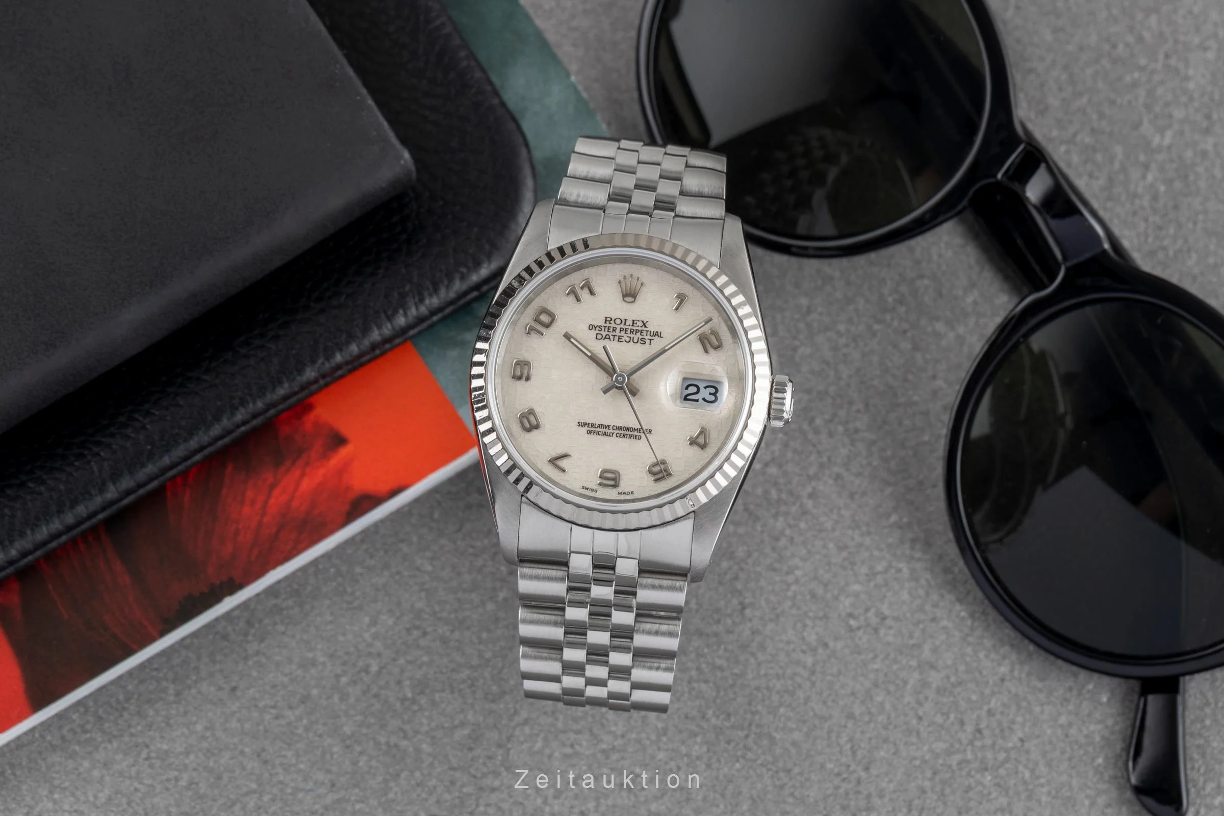 Rolex Datejust steel / white gold automatic men's watch 16234  [2503428] - Image 4
