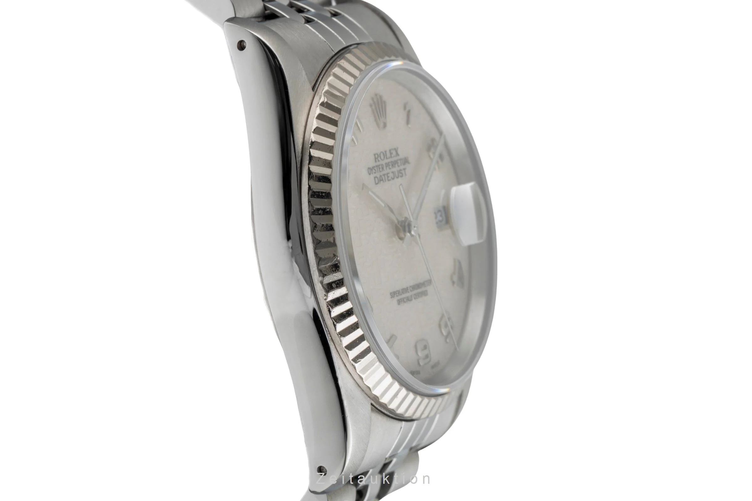 Rolex Datejust steel / white gold automatic men's watch 16234  [2503428] - Image 8