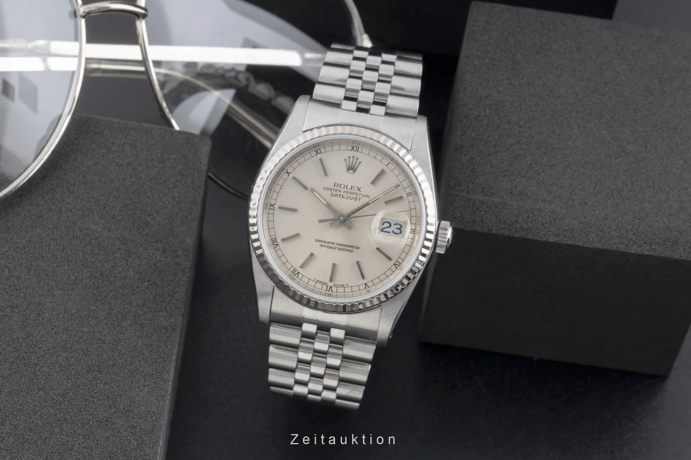 Rolex Datejust steel / white gold automatic men's watch 16234  [2503529] - Image 4