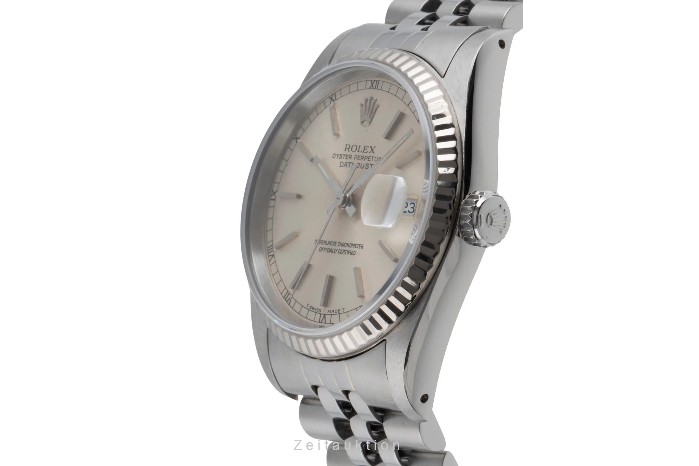 Rolex Datejust steel / white gold automatic men's watch 16234  [2503529] - Image 7