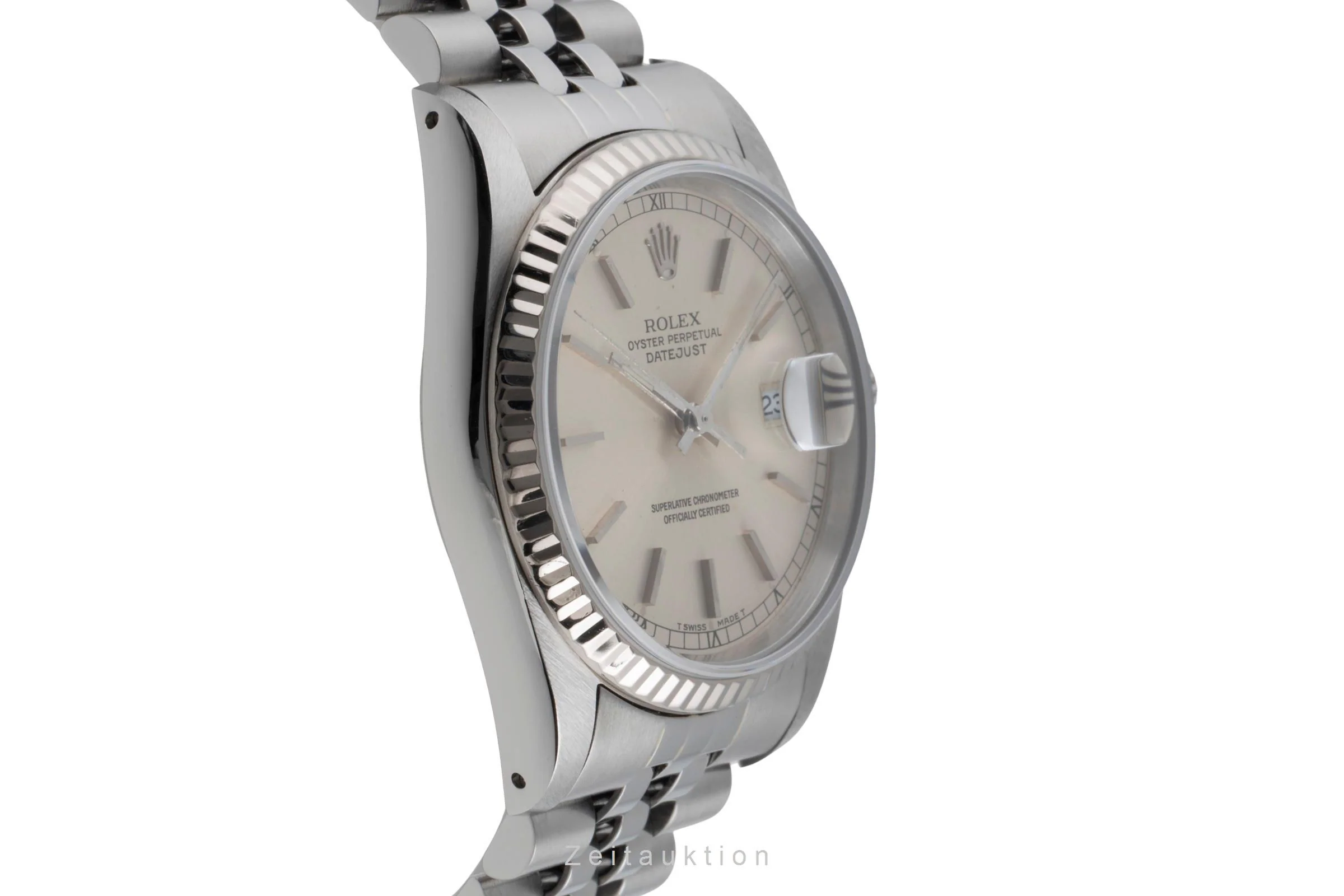 Rolex Datejust steel / white gold automatic men's watch 16234  [2503529] - Image 8
