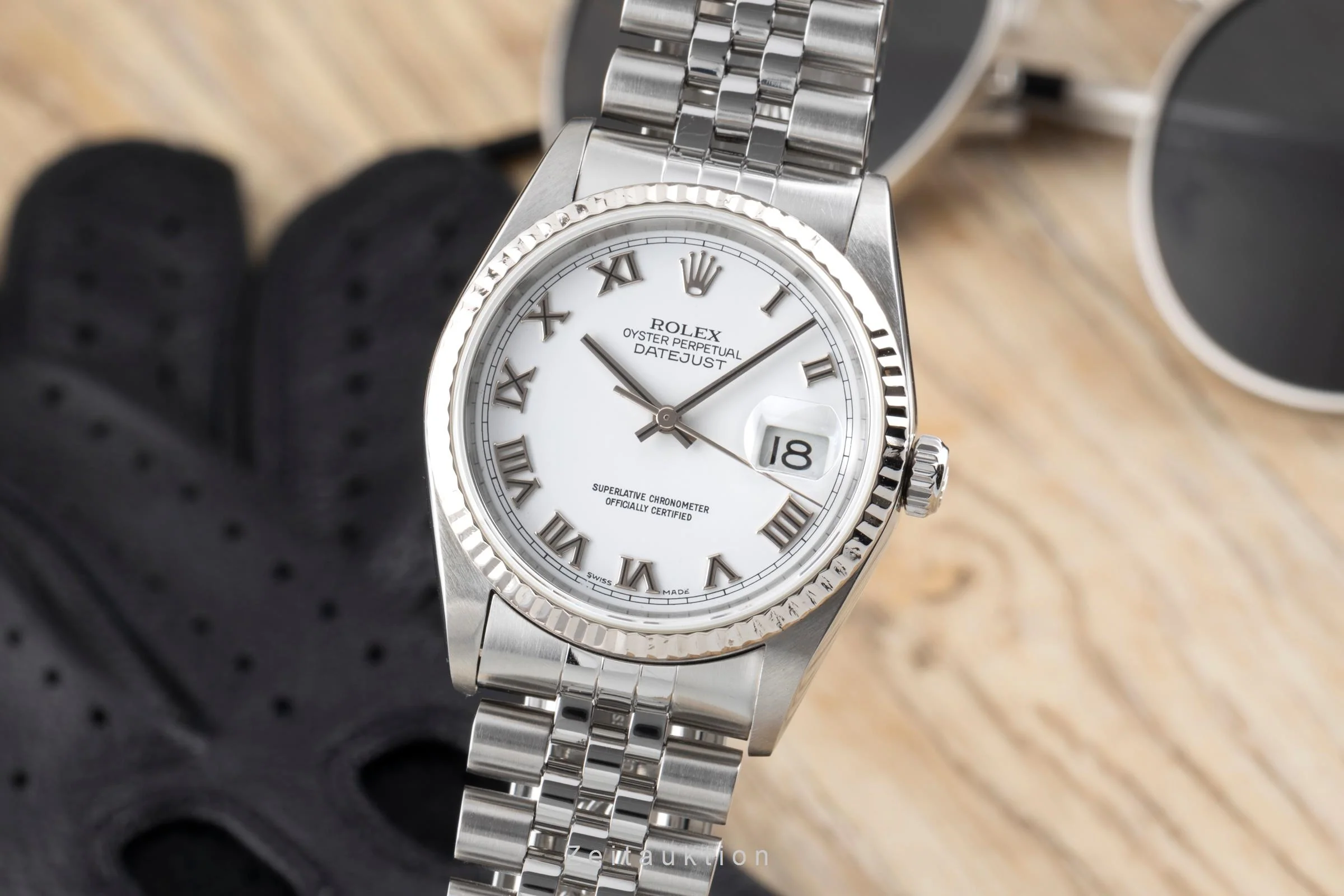 Rolex Datejust steel / white gold automatic men's watch 16234  [2504113] - Image 2