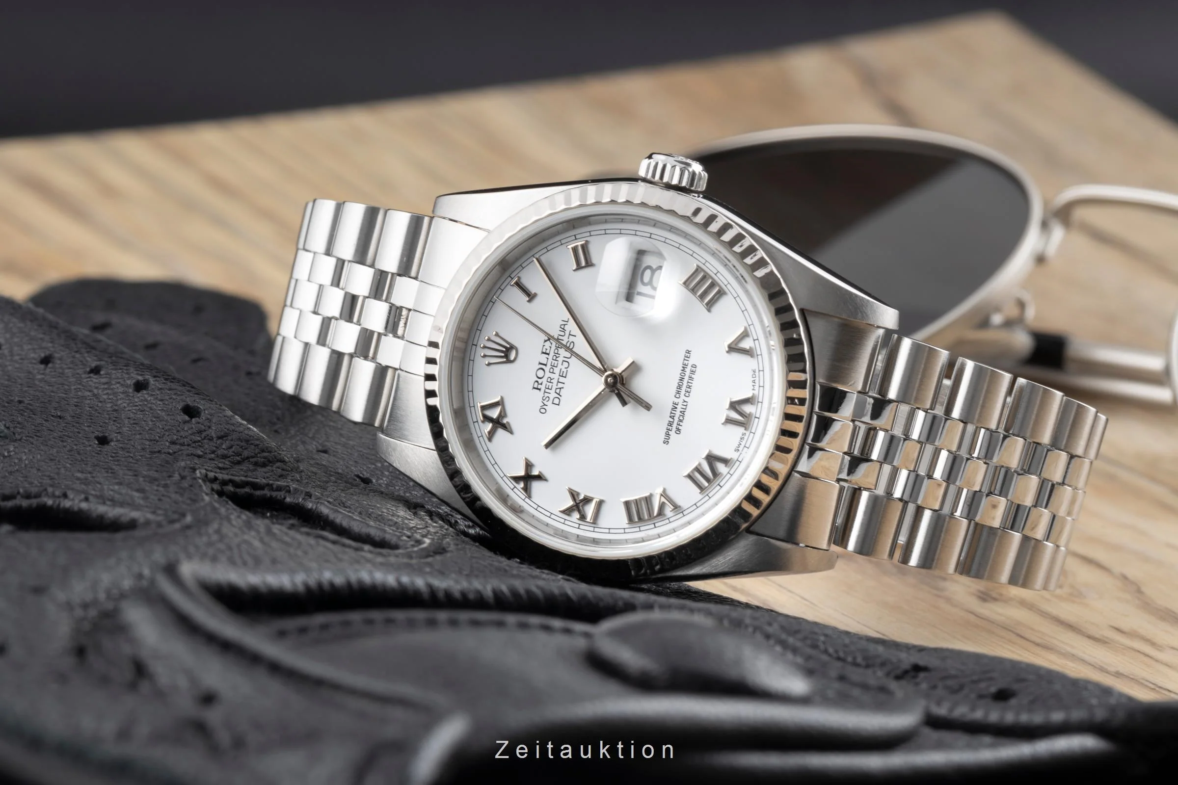 Rolex Datejust steel / white gold automatic men's watch 16234  [2504113] - Image 3