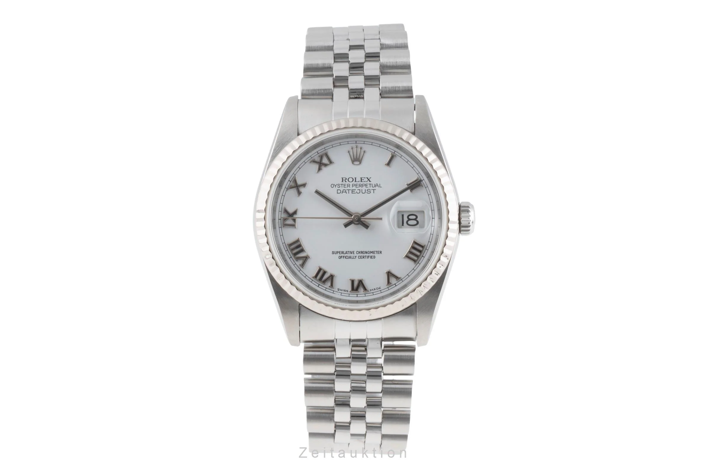 Rolex Datejust steel / white gold automatic men's watch 16234  [2504113] - Image 5