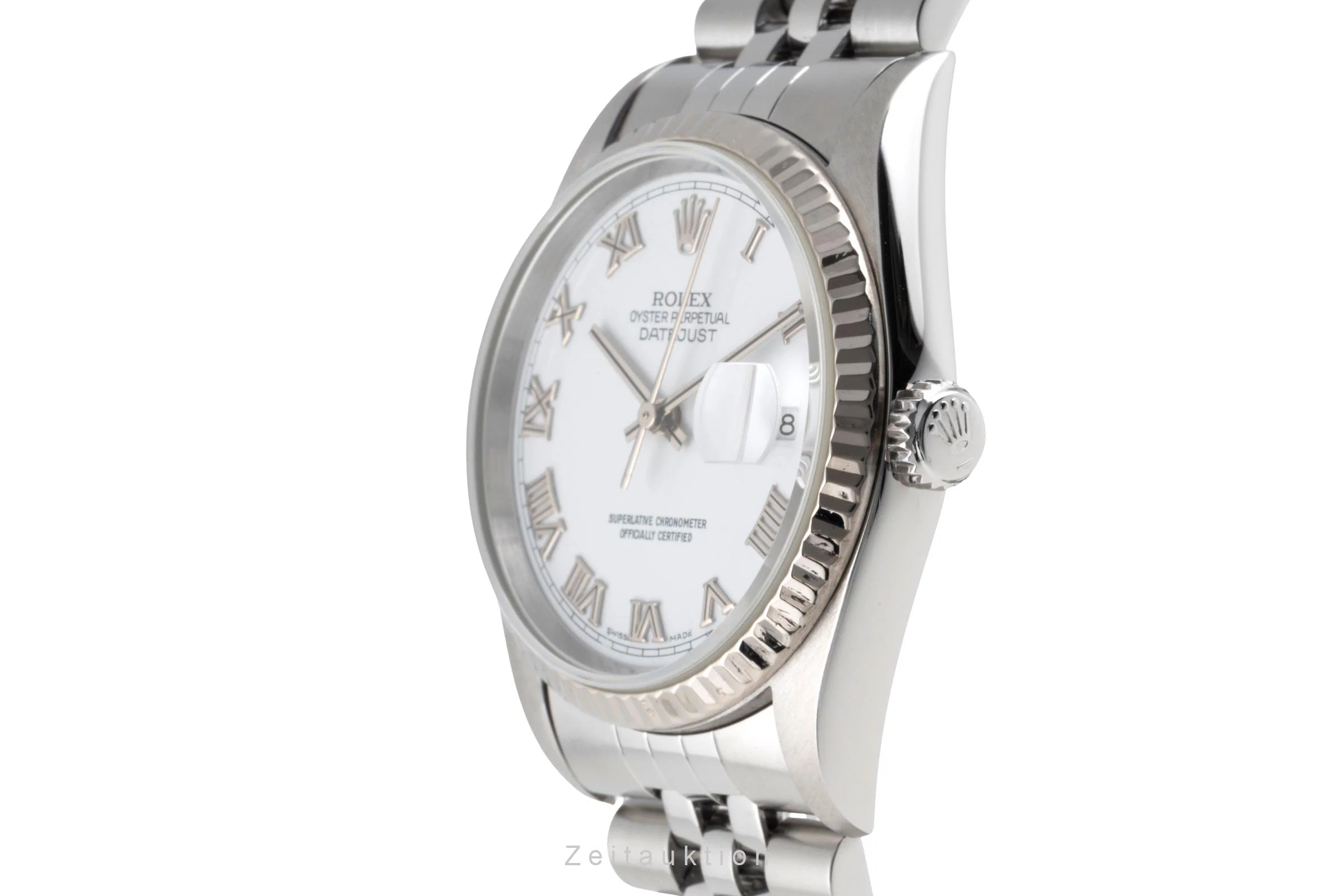 Rolex Datejust steel / white gold automatic men's watch 16234  [2504113] - Image 7