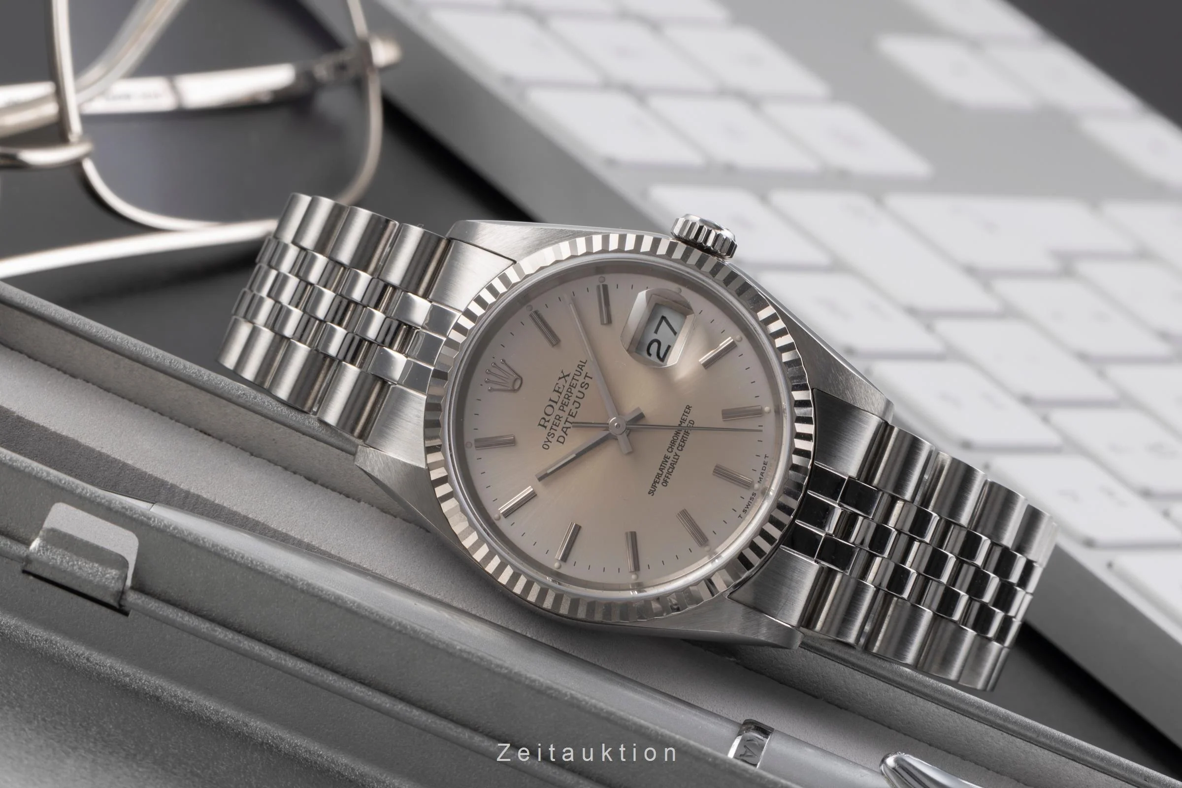 Rolex Datejust steel / white gold automatic men's watch 16234  [2505131] - Image 3
