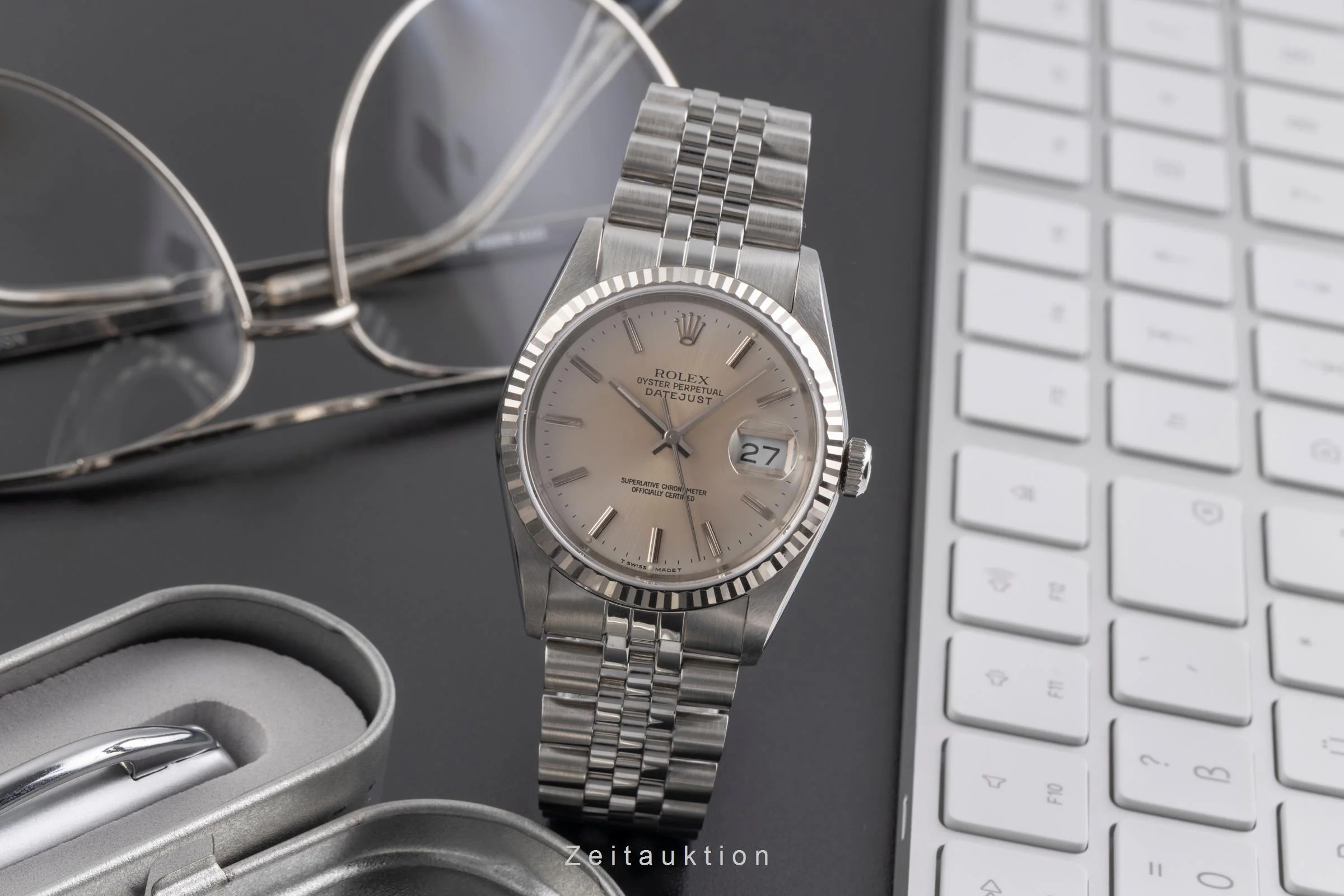 Rolex Datejust steel / white gold automatic men's watch 16234  [2505131] - Image 4