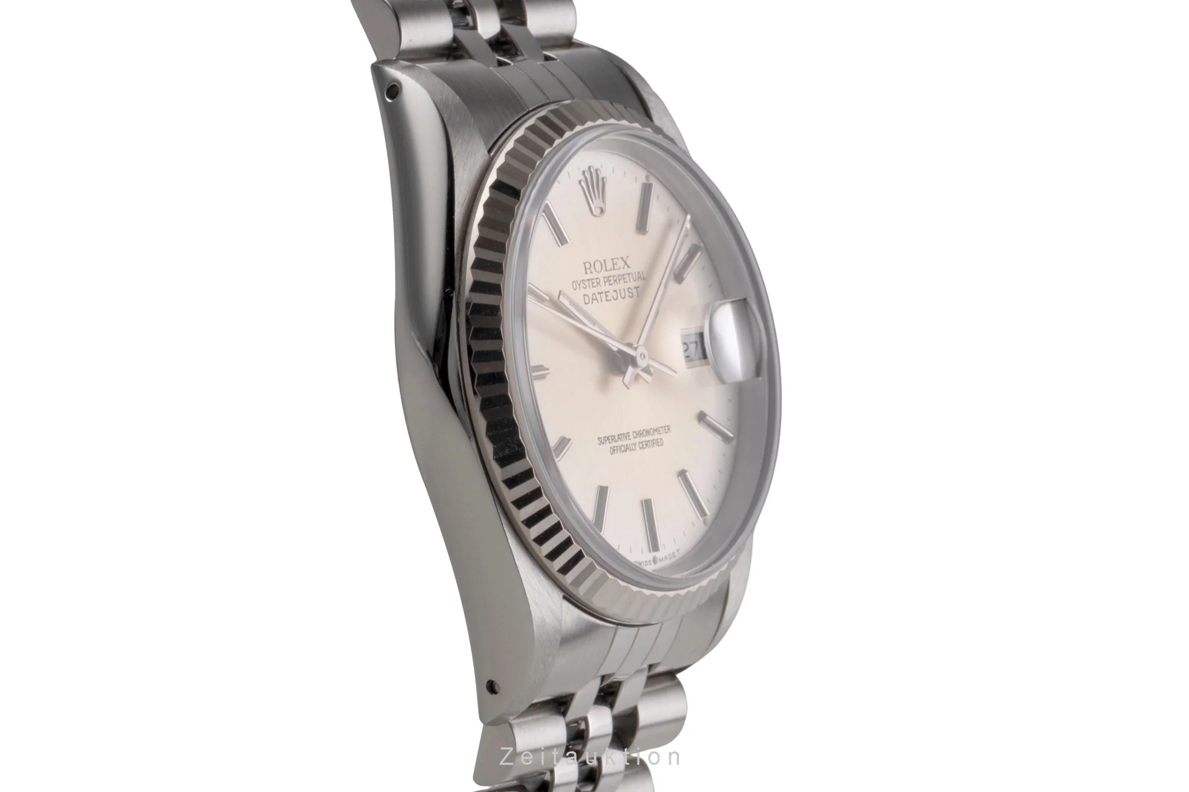 Rolex Datejust steel / white gold automatic men's watch 16234  [2505131] - Image 8