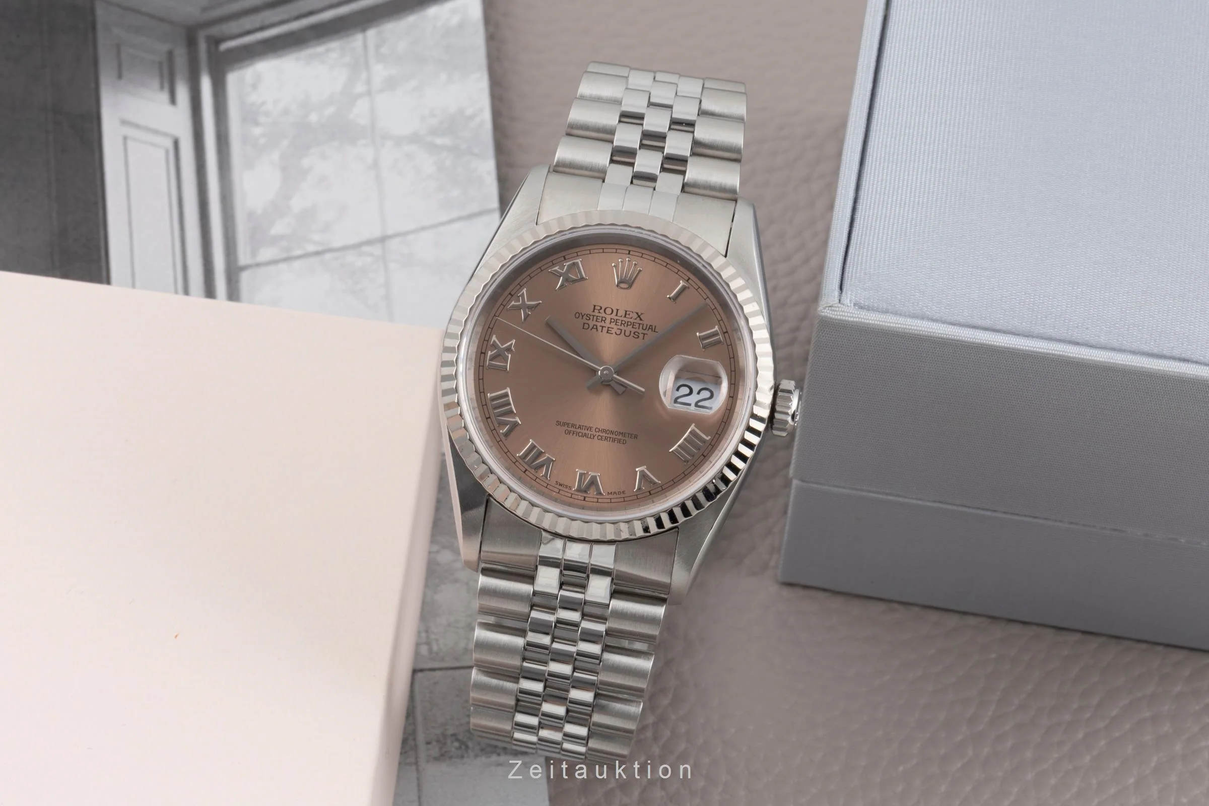 Rolex Datejust steel / white gold automatic men's watch 16234  [2505469] - Image 4