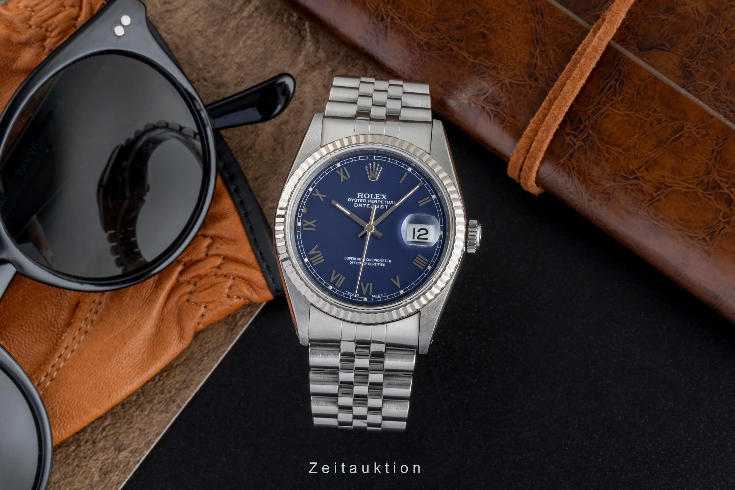 Rolex Datejust steel / white gold automatic men's watch 16234  [2506505] - Image 4