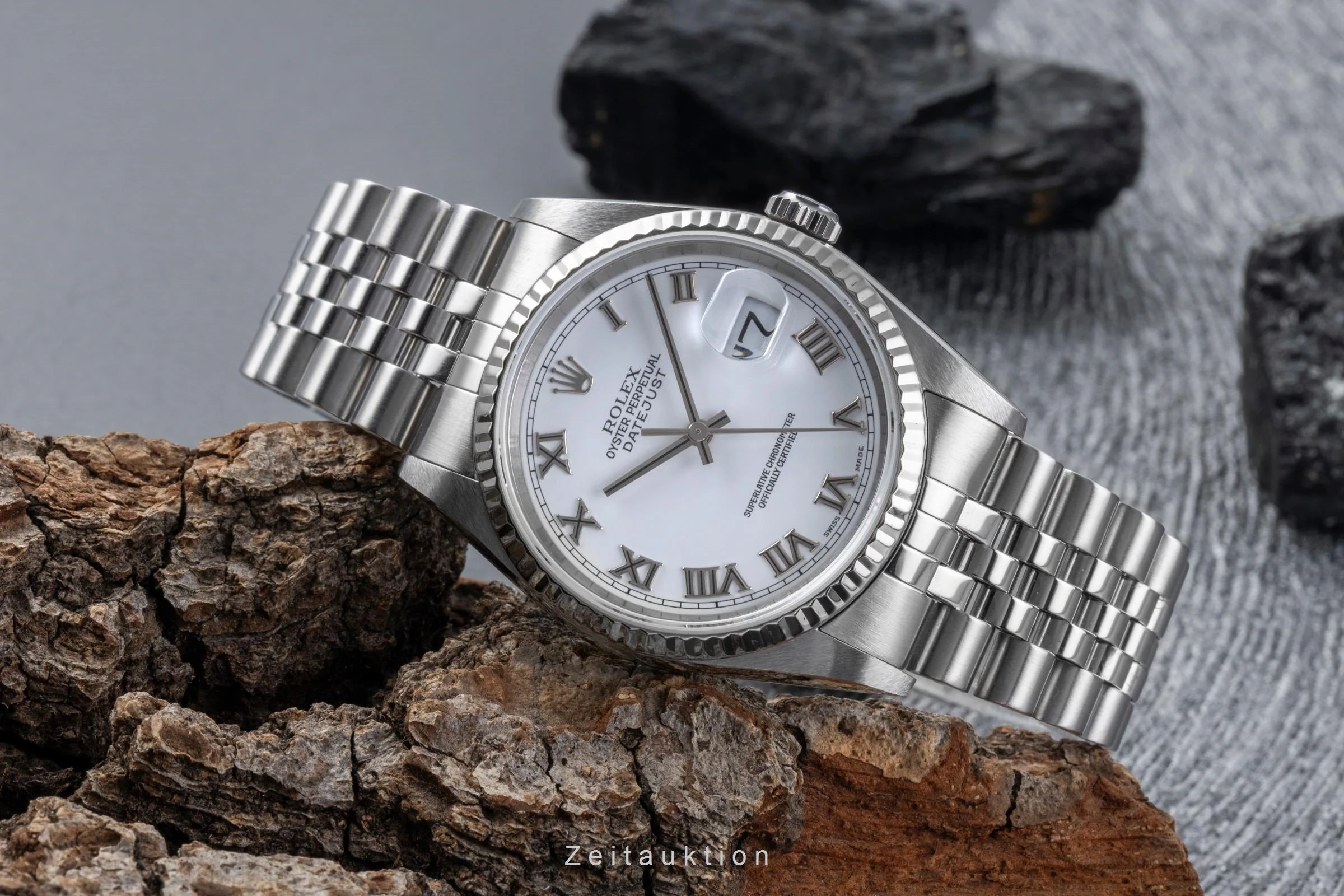 Rolex Datejust steel / white gold automatic men's watch 16234  [2507467] - Image 3