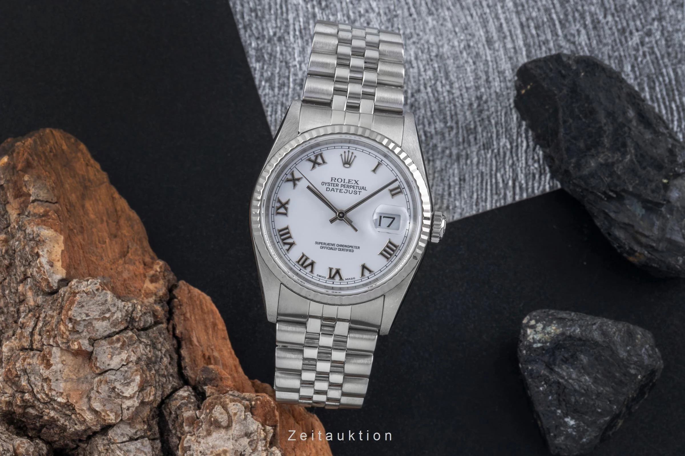 Rolex Datejust steel / white gold automatic men's watch 16234  [2507467] - Image 4