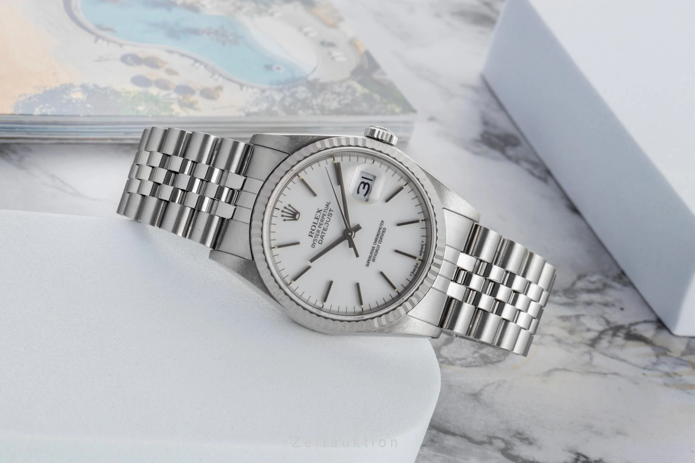 Rolex Datejust steel / white gold automatic men's watch 16234  [2600509] - Image 3