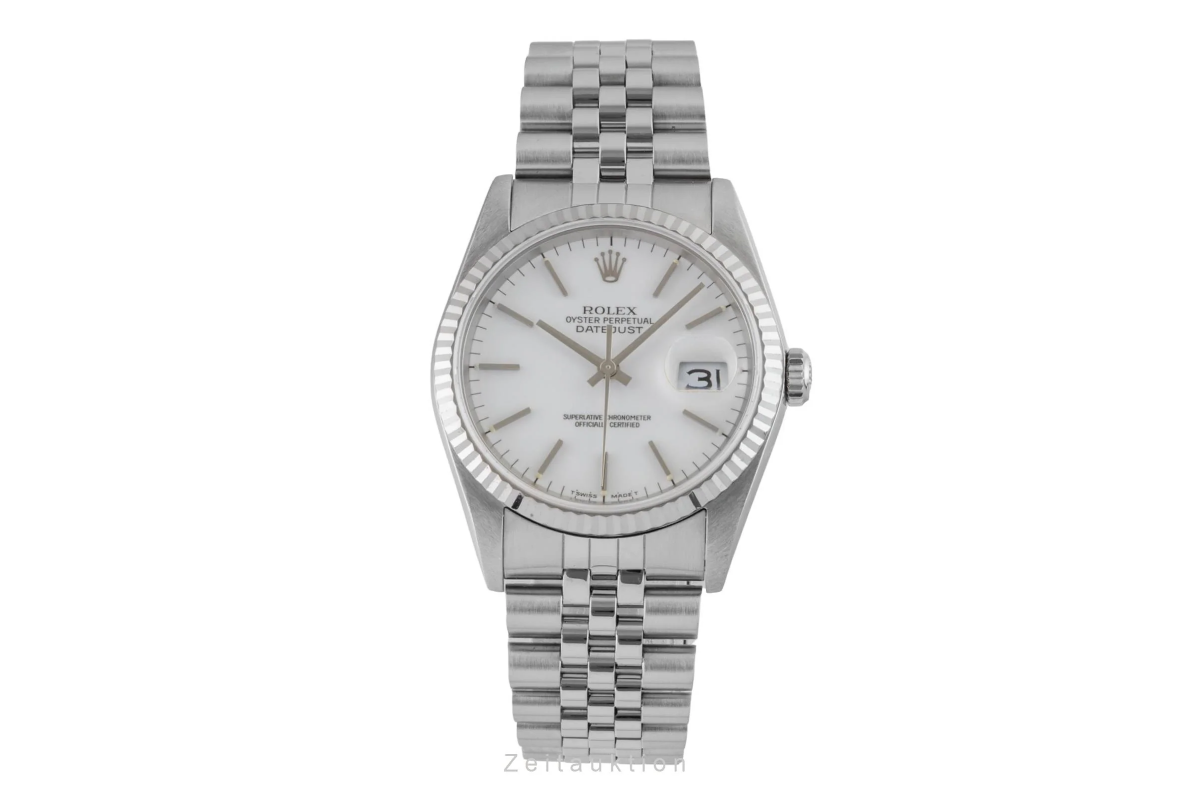 Rolex Datejust steel / white gold automatic men's watch 16234  [2600509] - Image 5