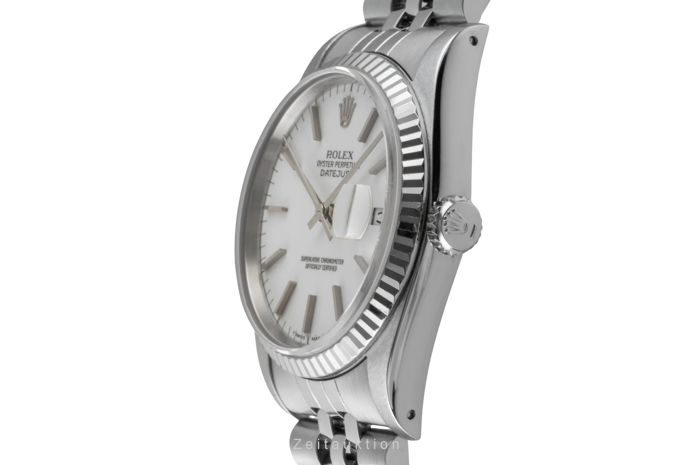 Rolex Datejust steel / white gold automatic men's watch 16234  [2600509] - Image 7