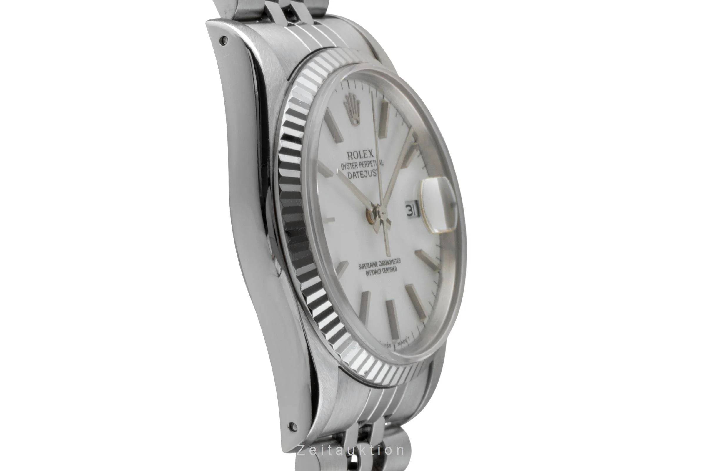 Rolex Datejust steel / white gold automatic men's watch 16234  [2600509] - Image 8