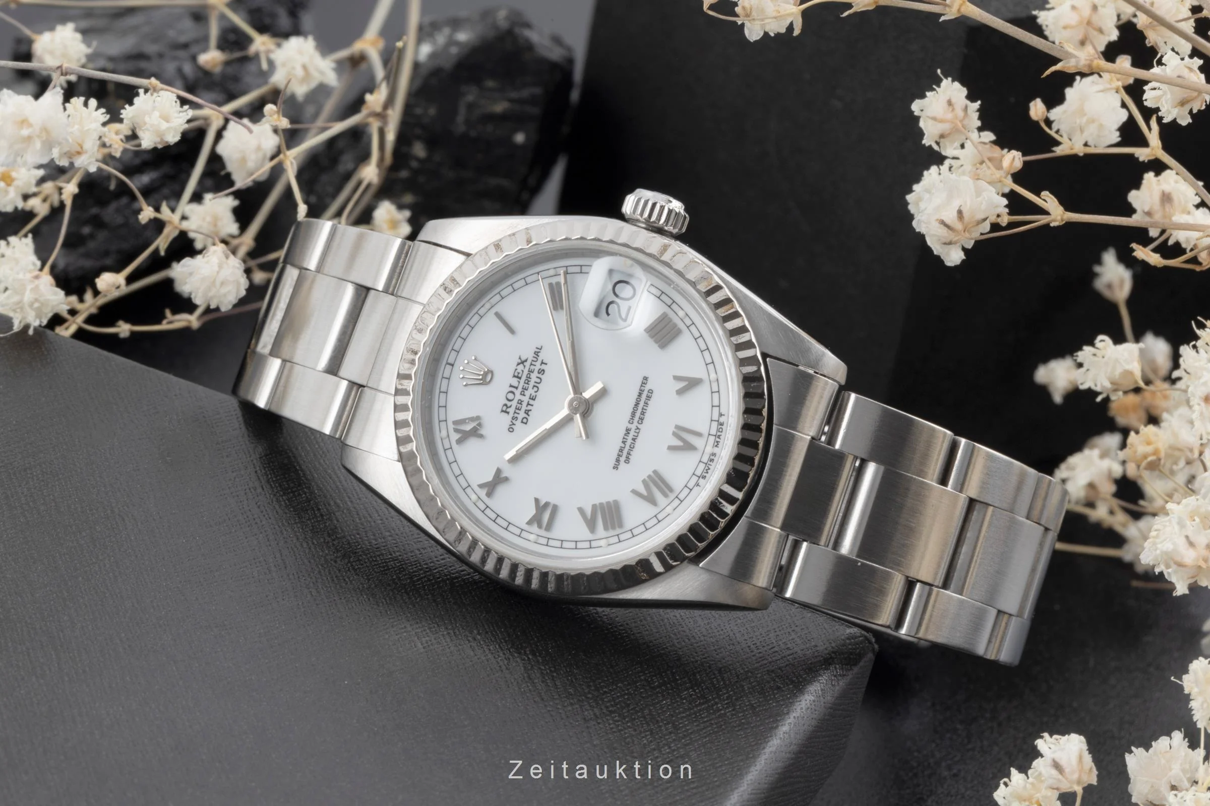 Rolex Datejust steel / white gold automatic men's watch 68274  [2506417] - Image 3