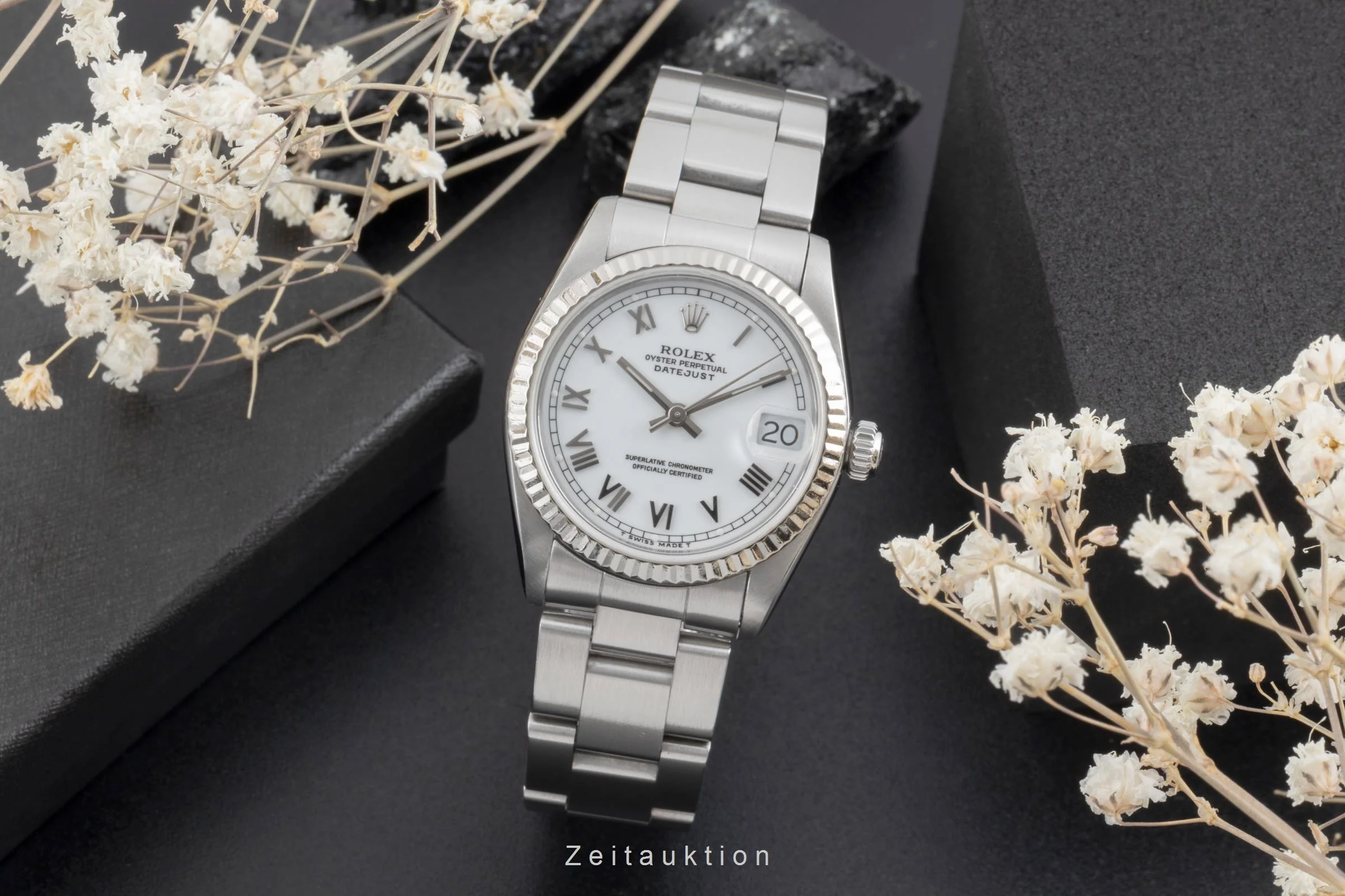 Rolex Datejust steel / white gold automatic men's watch 68274  [2506417] - Image 4