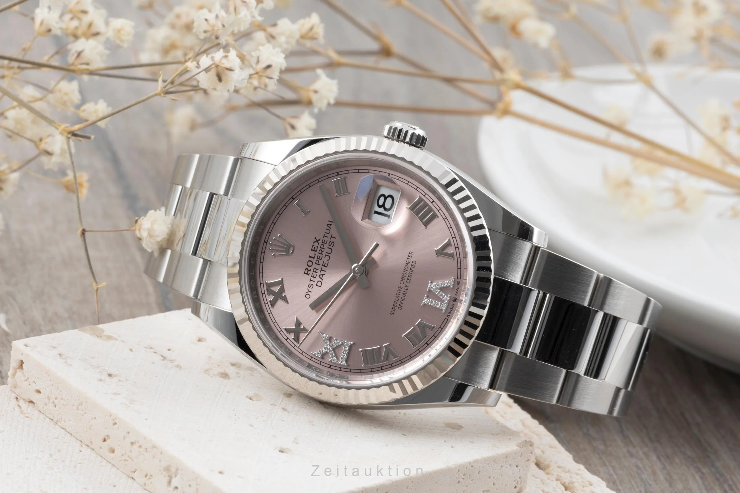 Rolex Datejust steel / white gold automatic women's watch 126234  [2505976] - Image 3