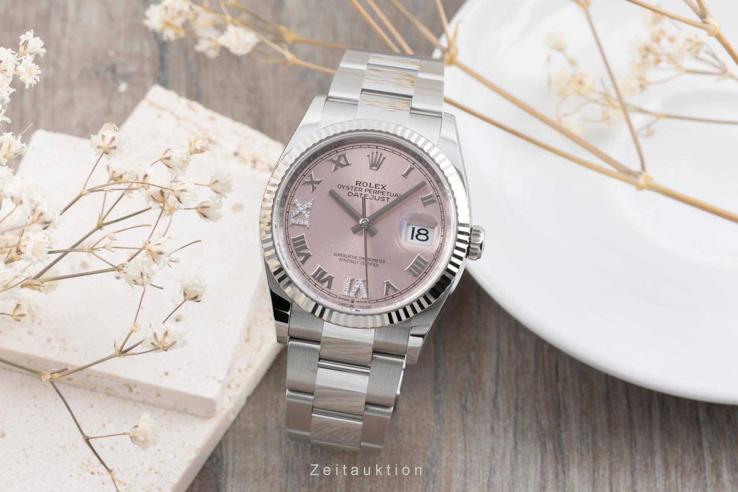 Rolex Datejust steel / white gold automatic women's watch 126234  [2505976] - Image 4