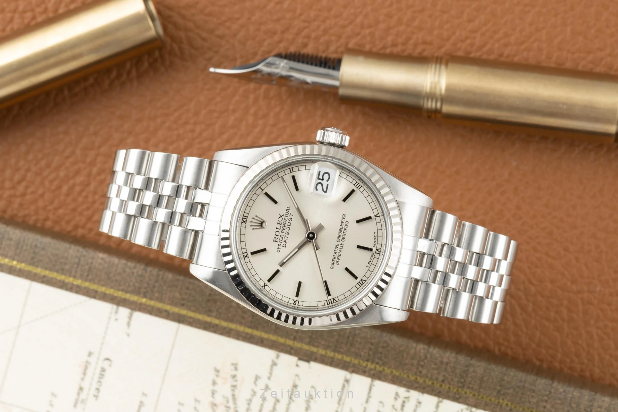 Rolex Datejust steel / white gold automatic women's watch 68274  [2204468] - Image 2