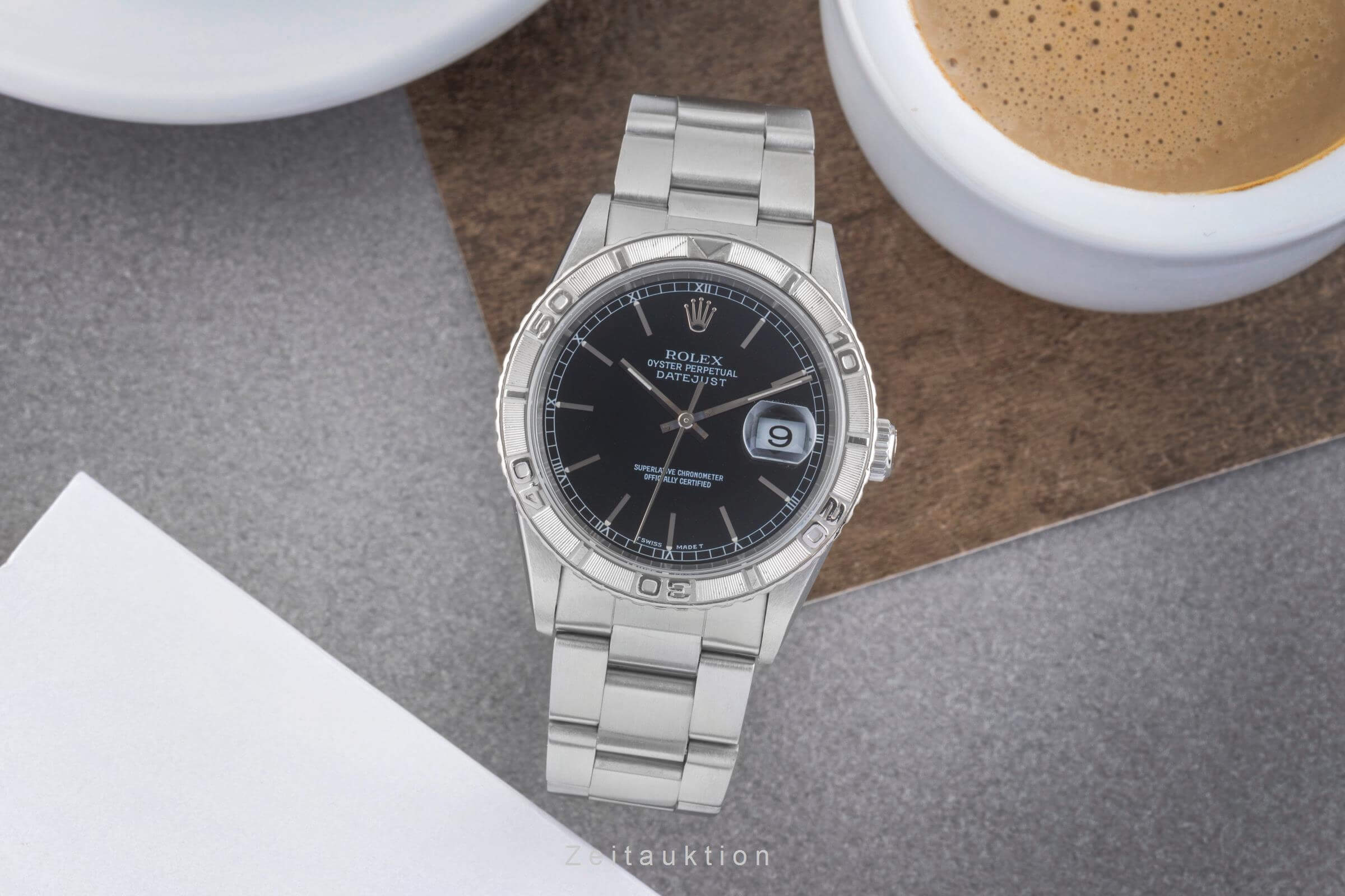 Rolex Datejust Turn-O-Graph steel automatic men's watch 16264  [2406443] - Image 4