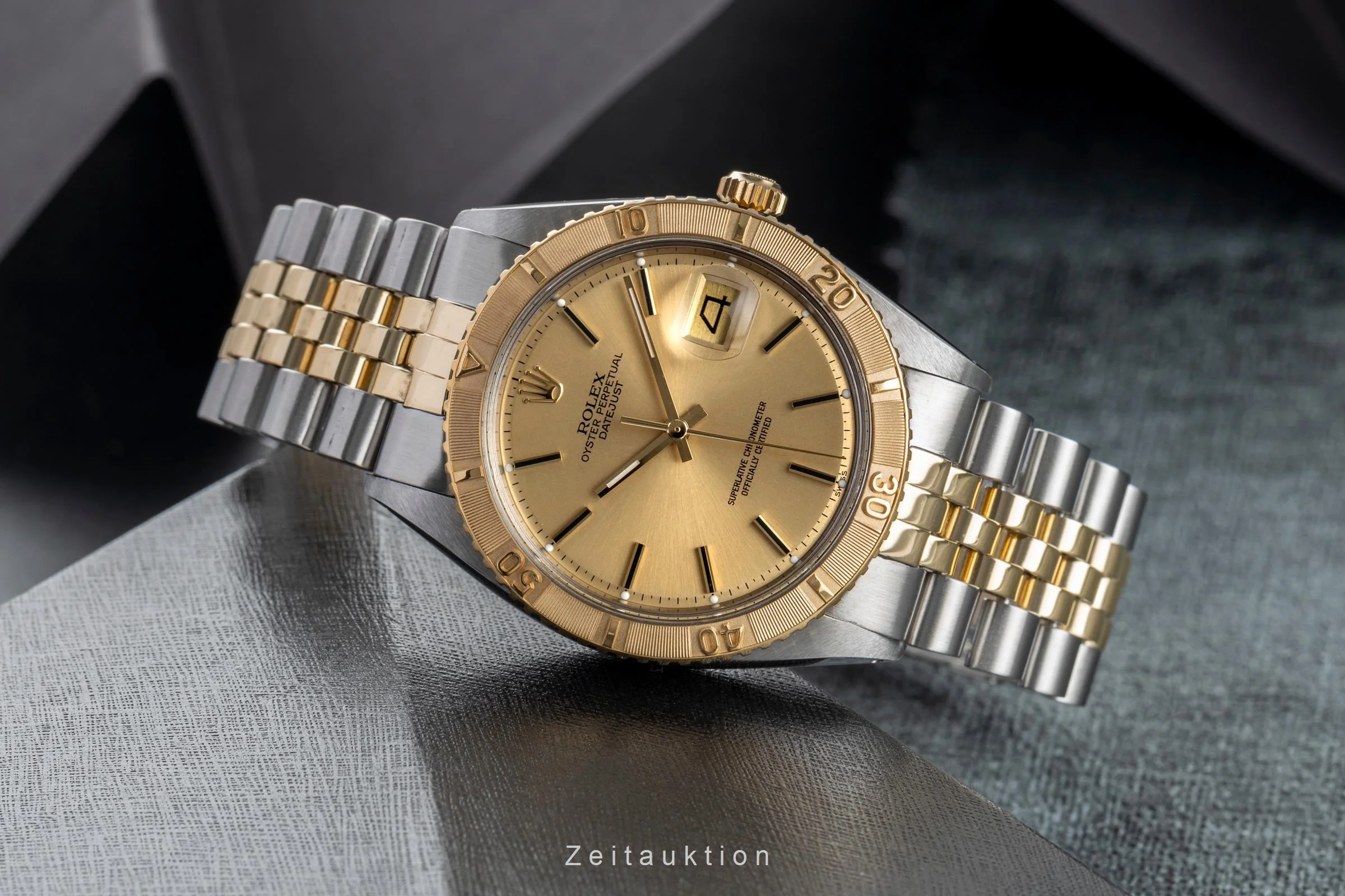 Rolex Datejust Turn-O-Graph steel / gold automatic men's watch 1625/3 Vintage  [2502242] - Image 3