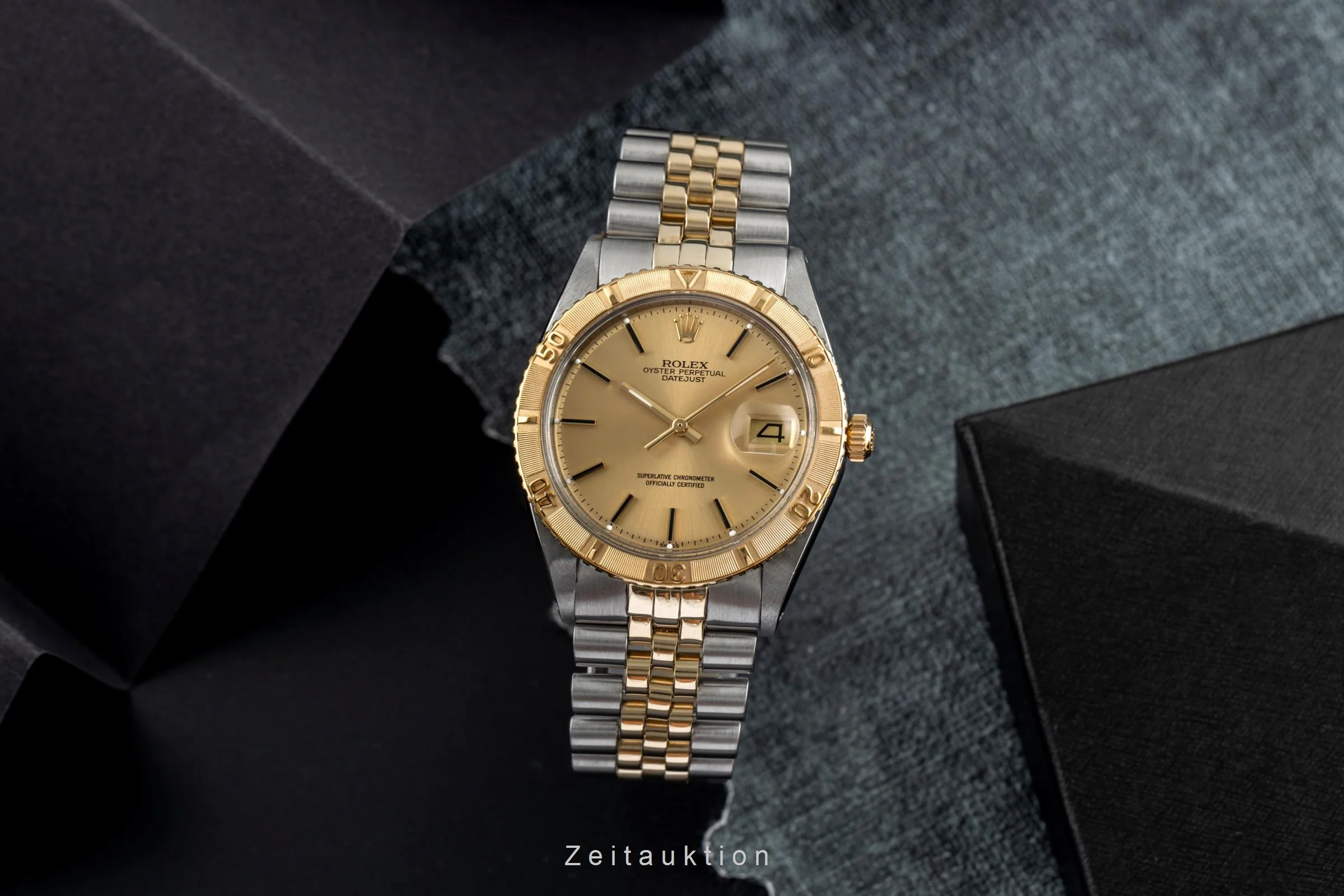 Rolex Datejust Turn-O-Graph steel / gold automatic men's watch 1625/3 Vintage  [2502242] - Image 4