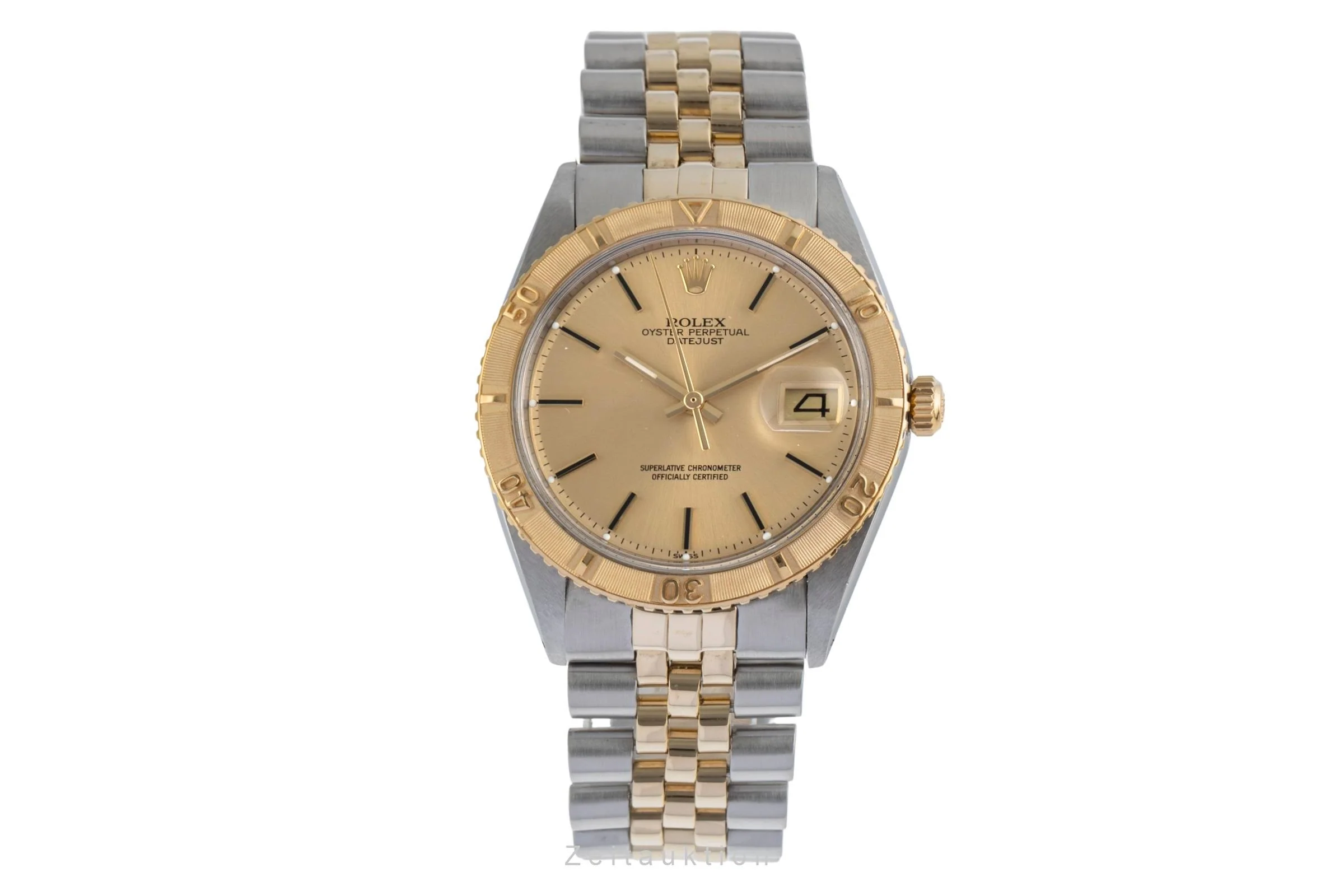 Rolex Datejust Turn-O-Graph steel / gold automatic men's watch 1625/3 Vintage  [2502242] - Image 5