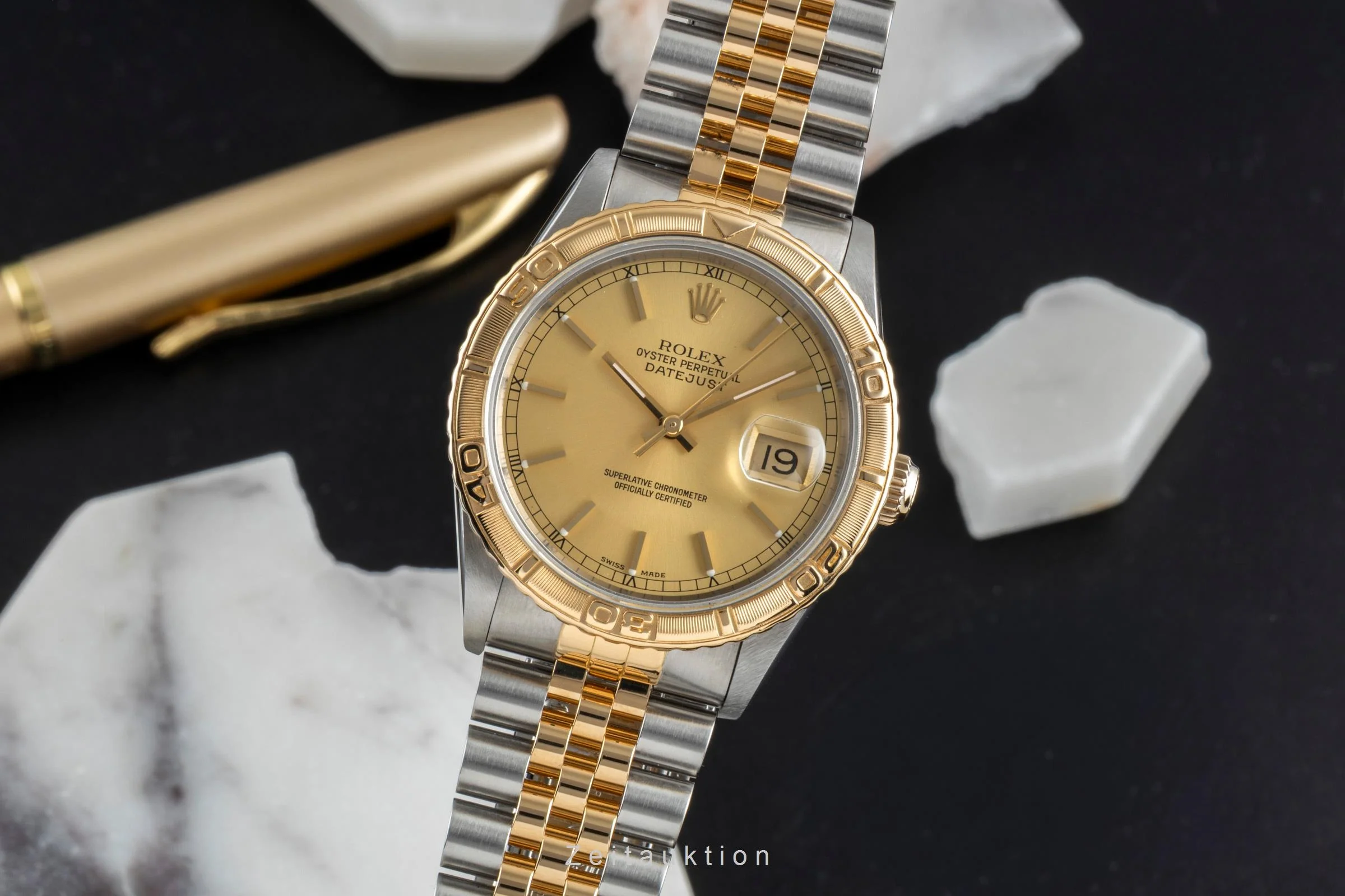 Rolex Datejust Turn-O-Graph steel / gold automatic men's watch 16263  [2506430] - Image 2