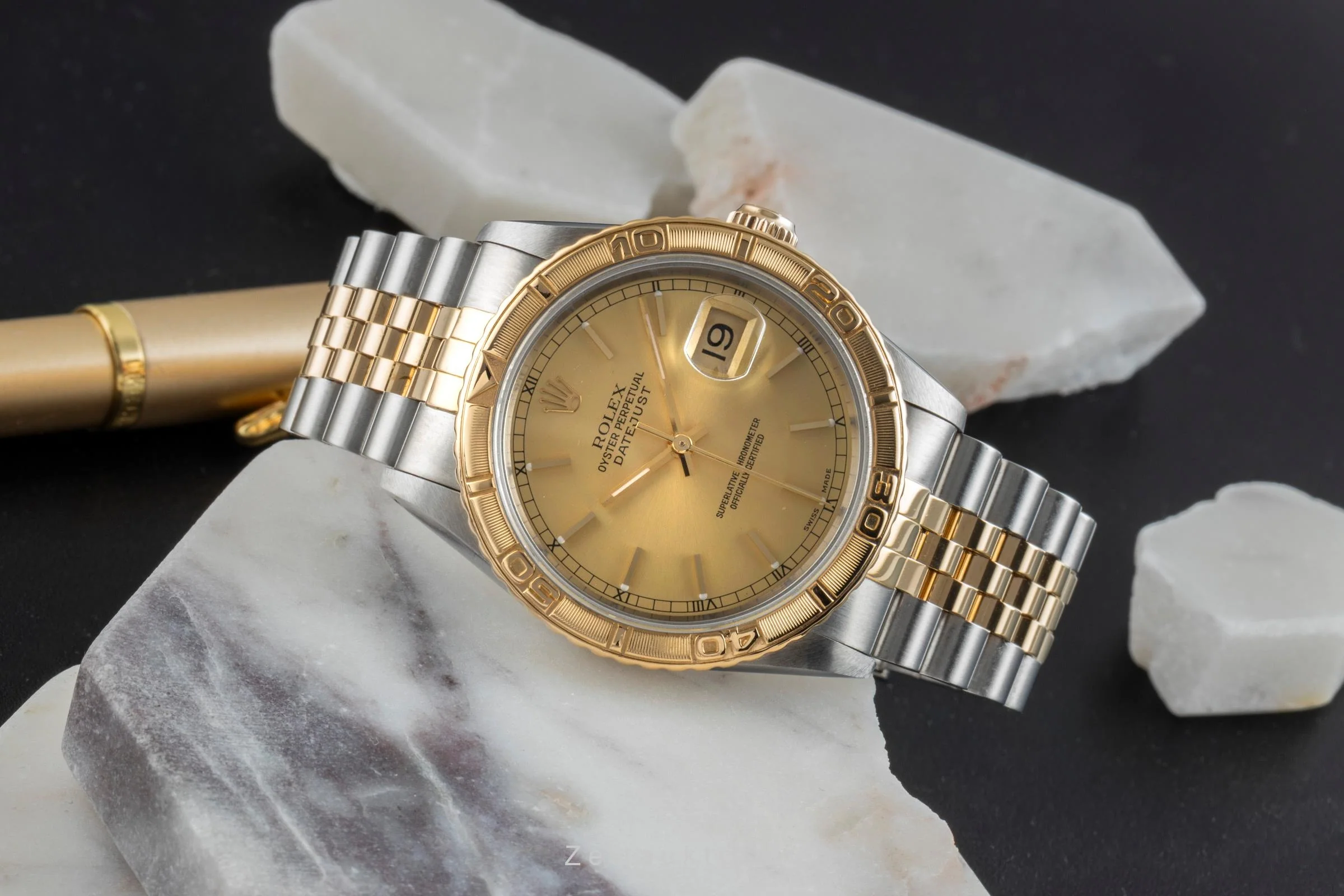 Rolex Datejust Turn-O-Graph steel / gold automatic men's watch 16263  [2506430] - Image 3