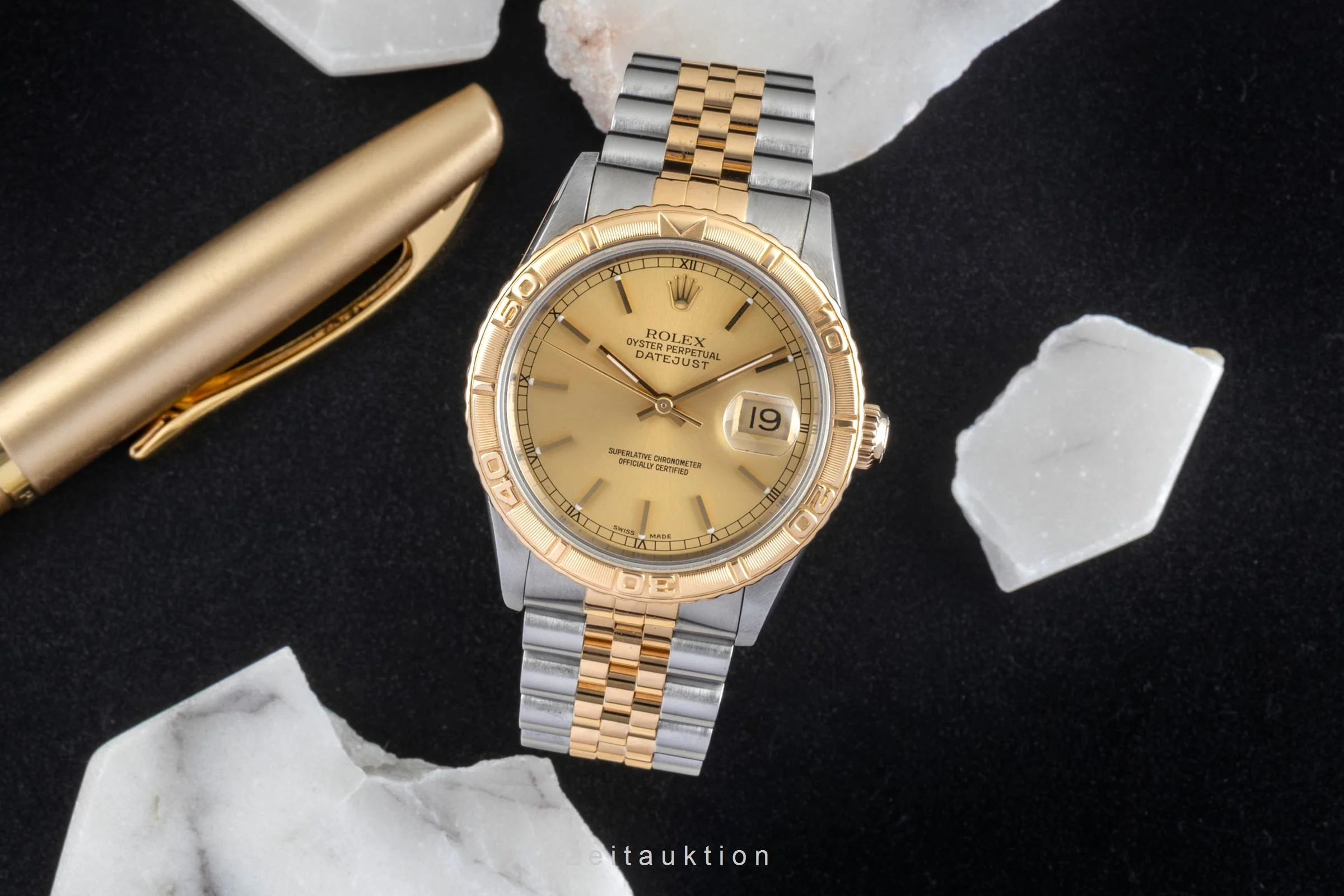 Rolex Datejust Turn-O-Graph steel / gold automatic men's watch 16263  [2506430] - Image 4