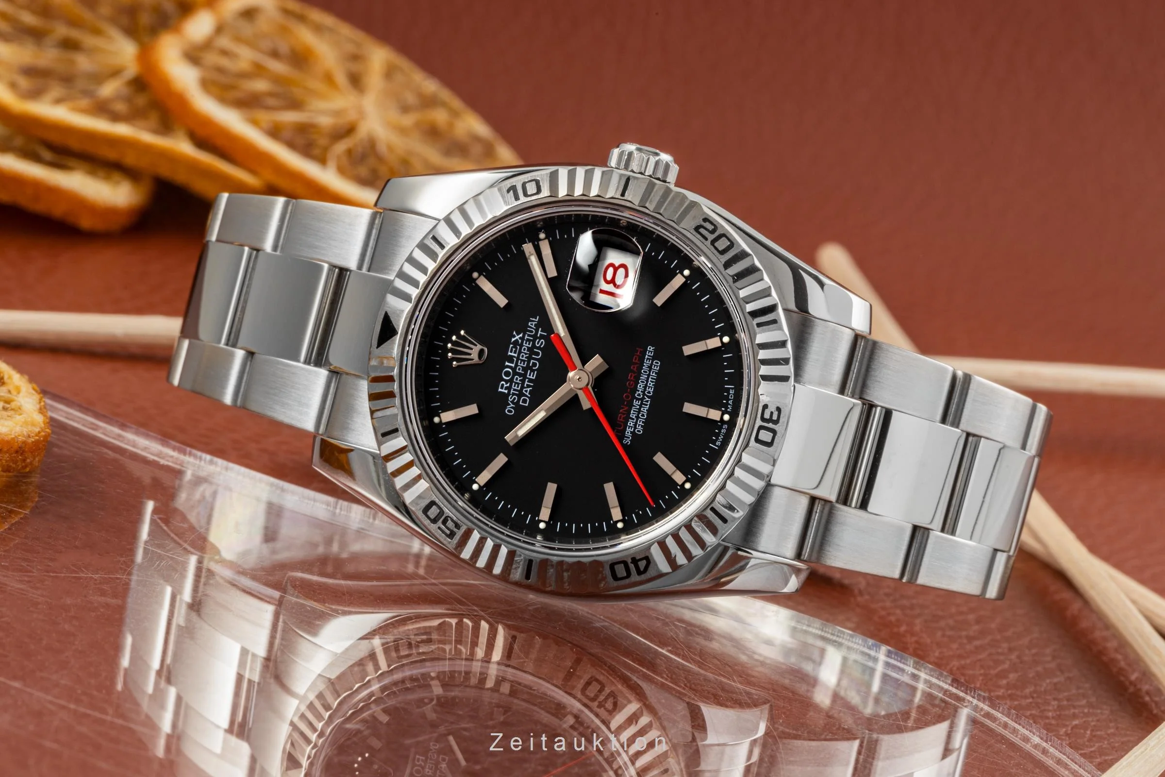 Rolex Datejust Turn-O-Graph steel / white gold automatic men's watch 116264 LP: 8550EUR  [2303613] - Image 2