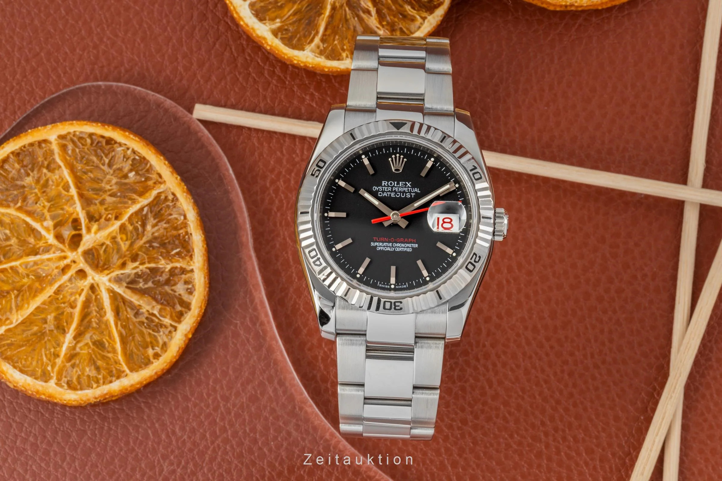 Rolex Datejust Turn-O-Graph steel / white gold automatic men's watch 116264 LP: 8550EUR  [2303613] - Image 3