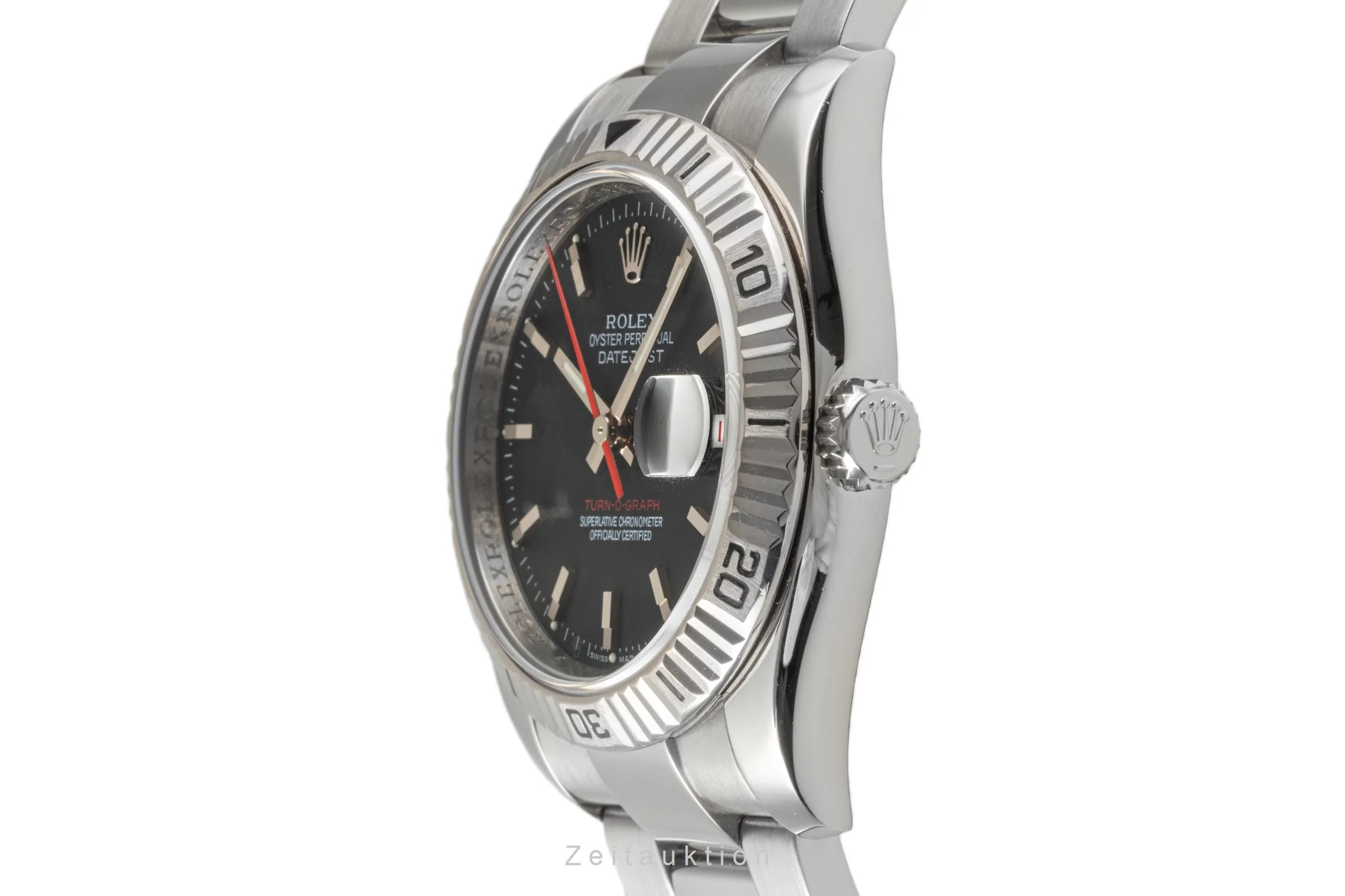 Rolex Datejust Turn-O-Graph steel / white gold automatic men's watch 116264 LP: 8550EUR  [2303613] - Image 6